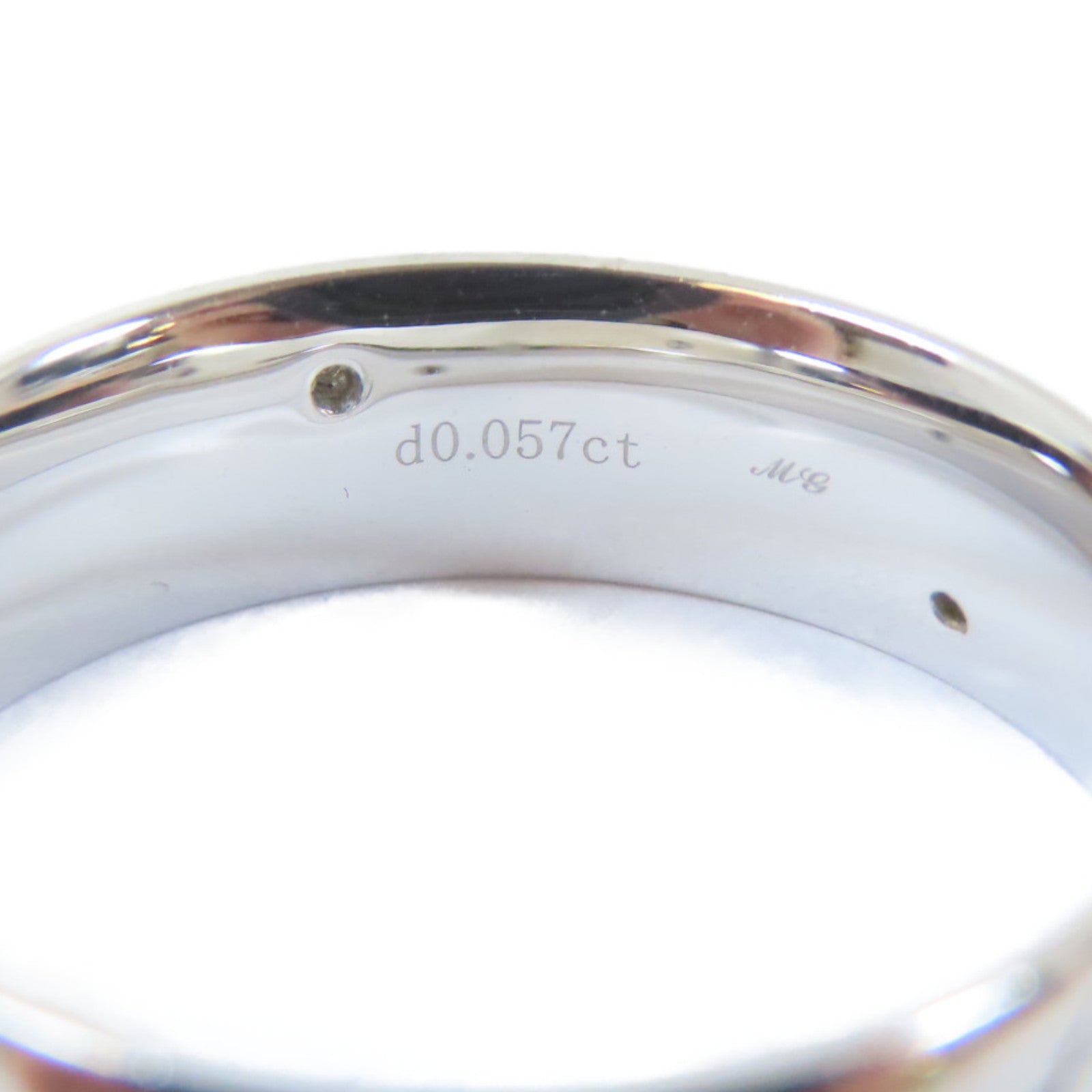 JEWELRY 18K白金Diamond Ring 0.57ct鑽石戒指US#7