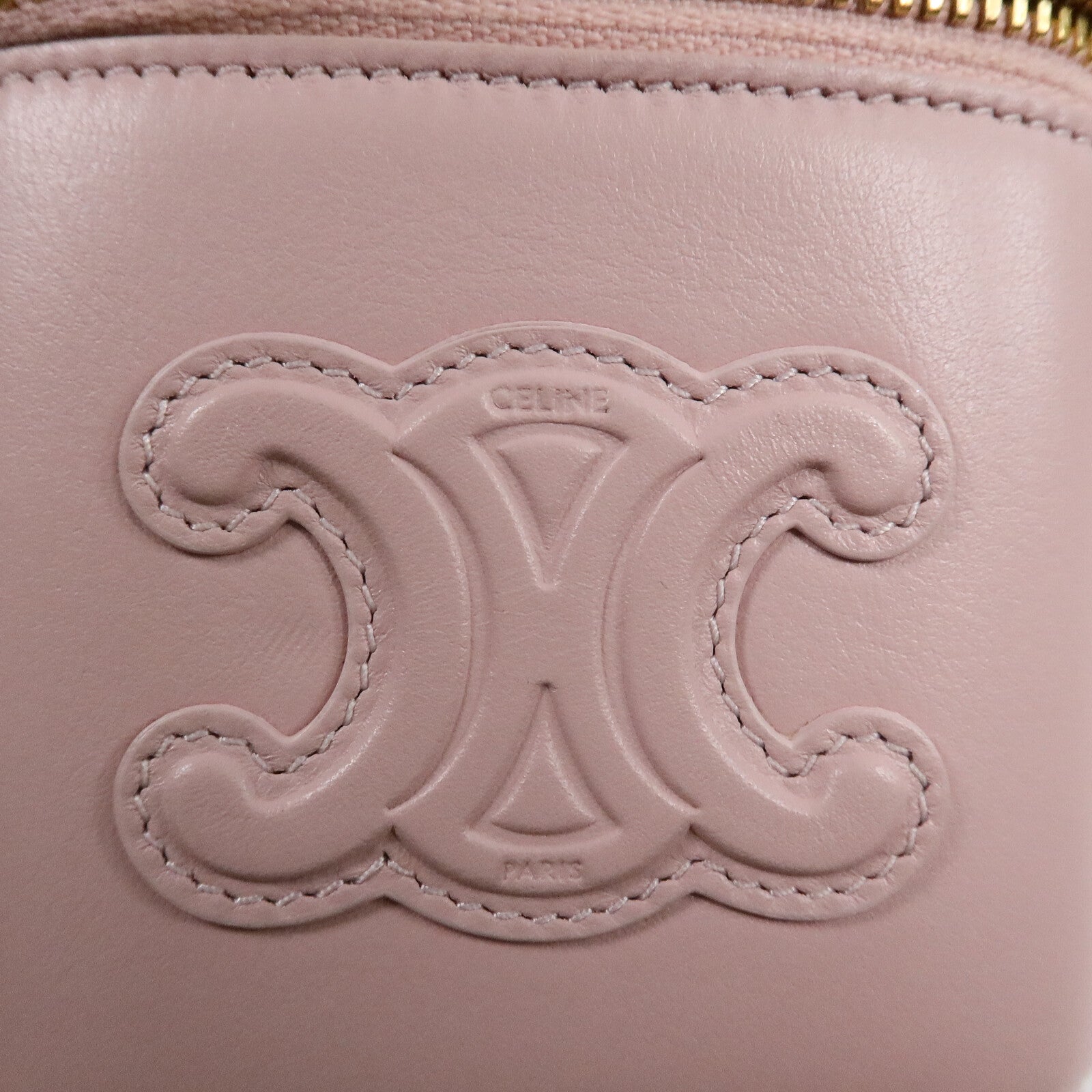 CELINE 牛皮皮革Mini Vanity Case手挽肩背兩用袋