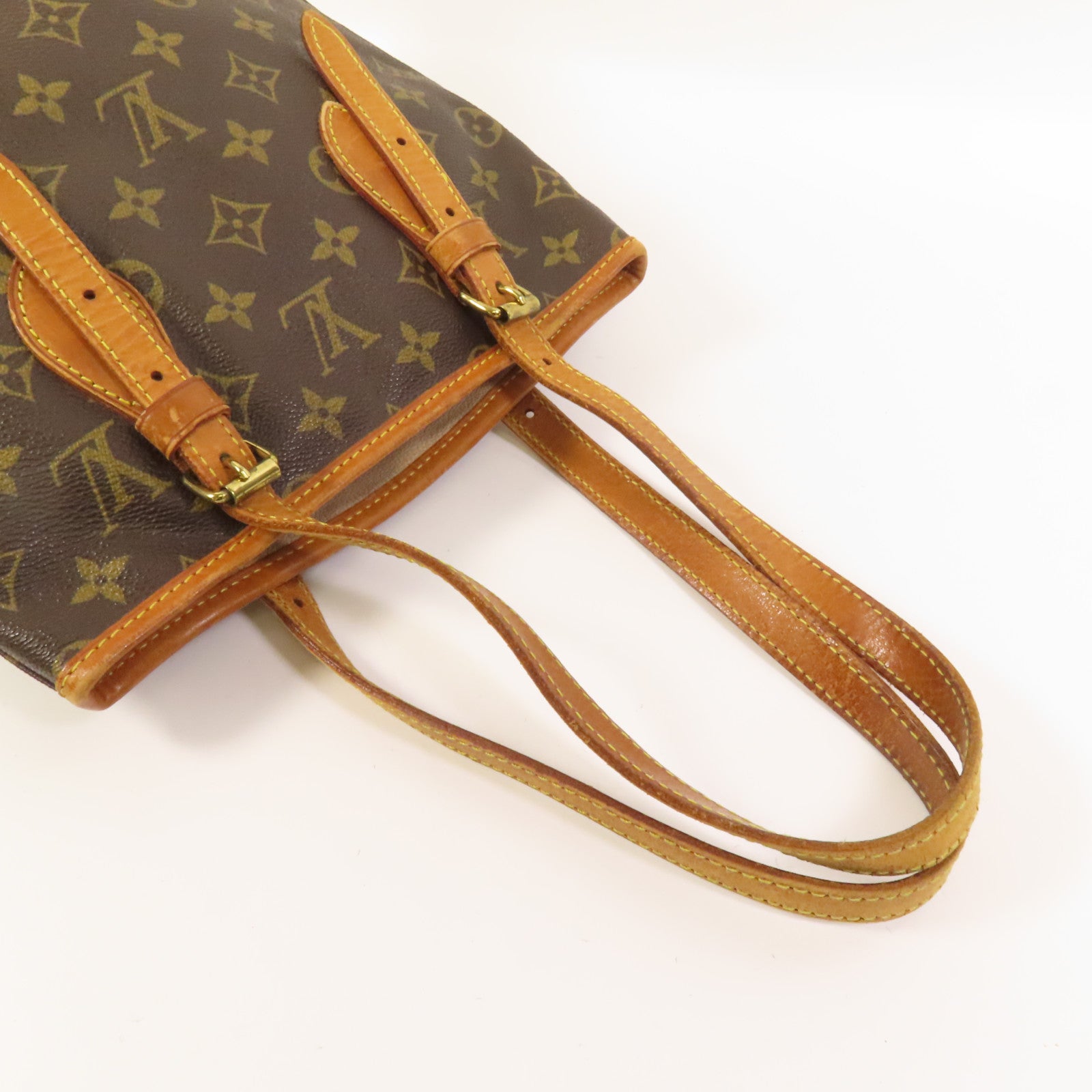 LOUIS VUITTON Monogram Bucket PM金扣手挽袋