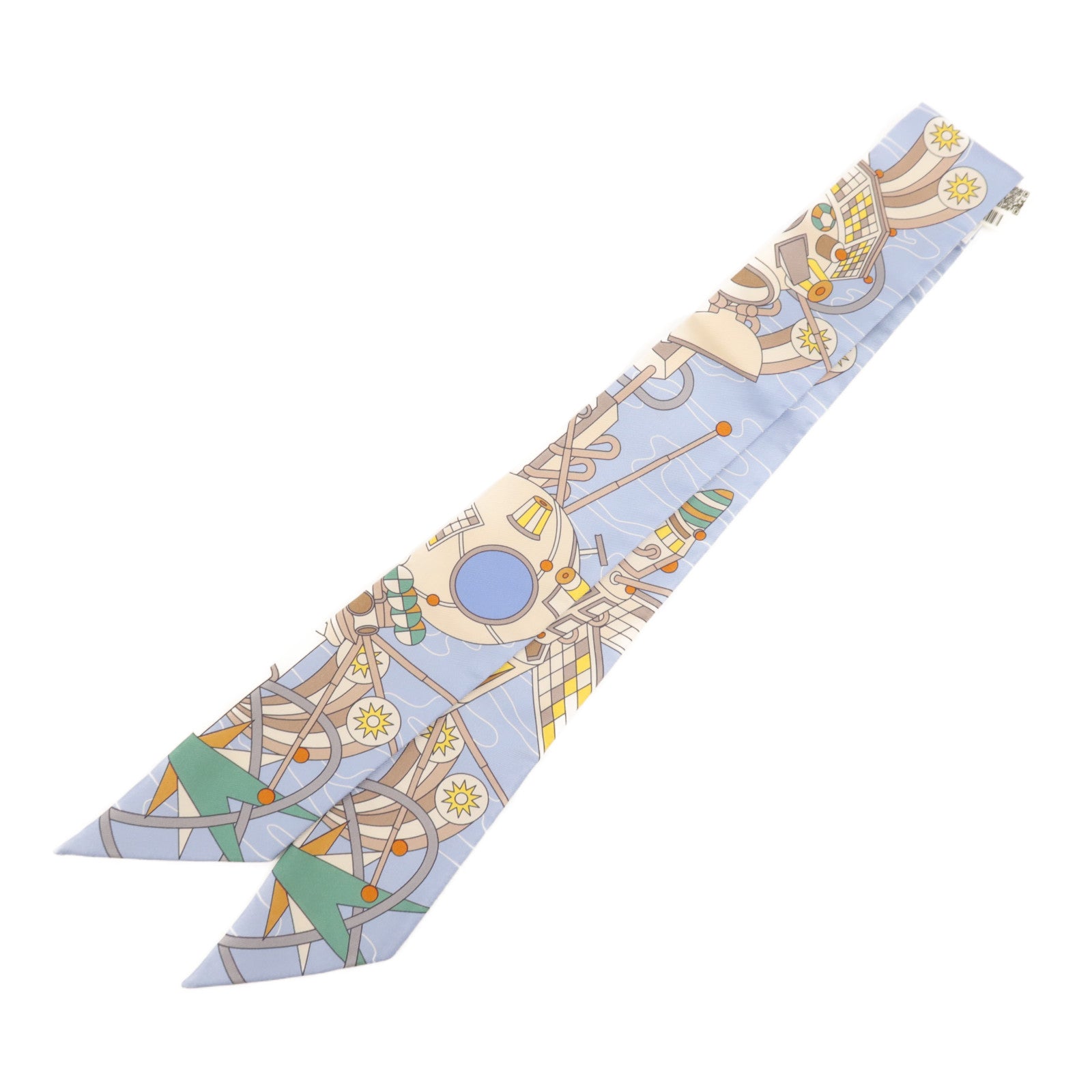 HERMES 絲質Twilly絲巾