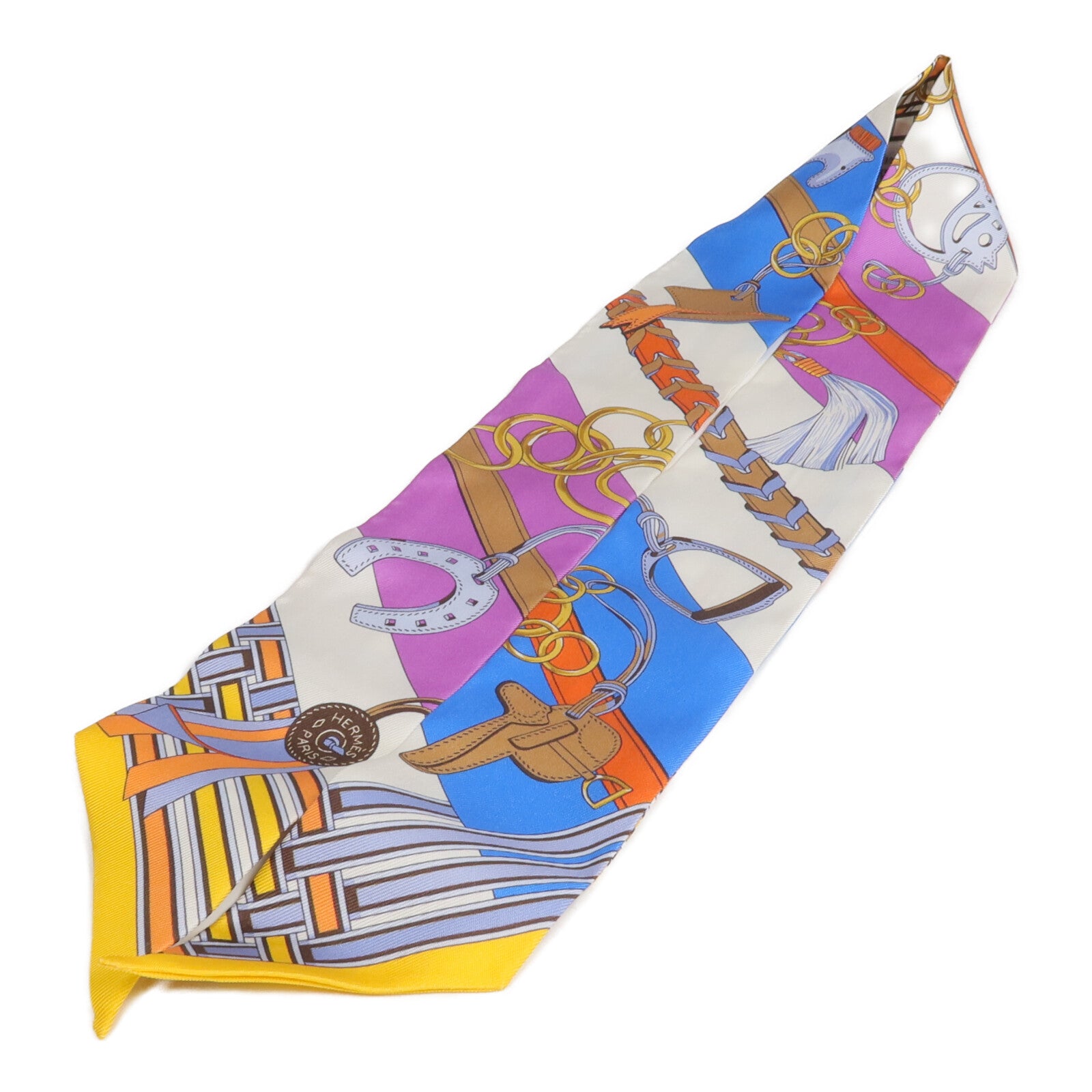 HERMES 絲質Twilly絲巾
