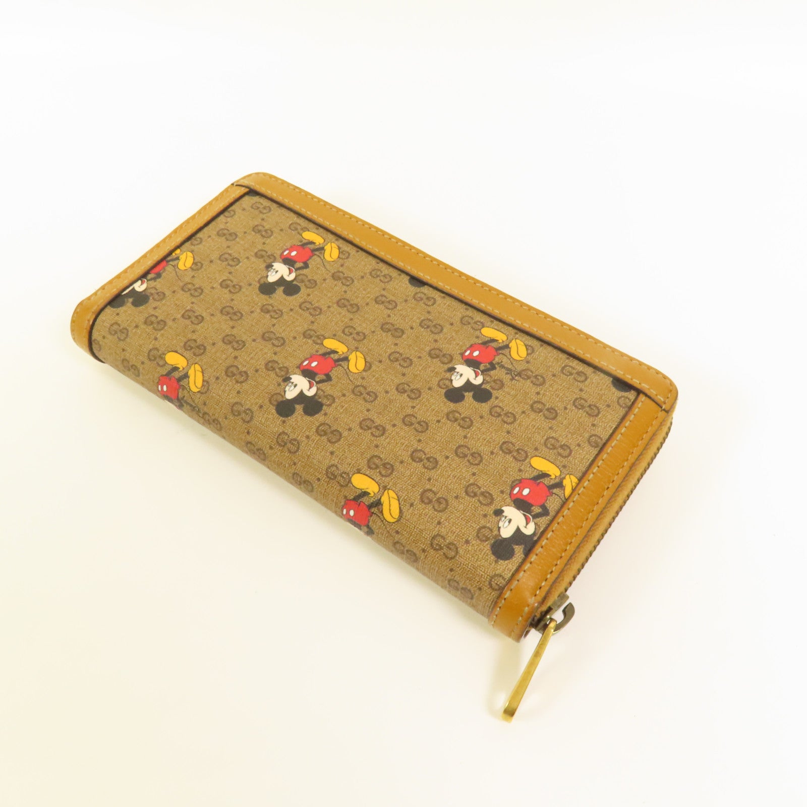 GUCCI 塗層帆布GG Supreme長錢包