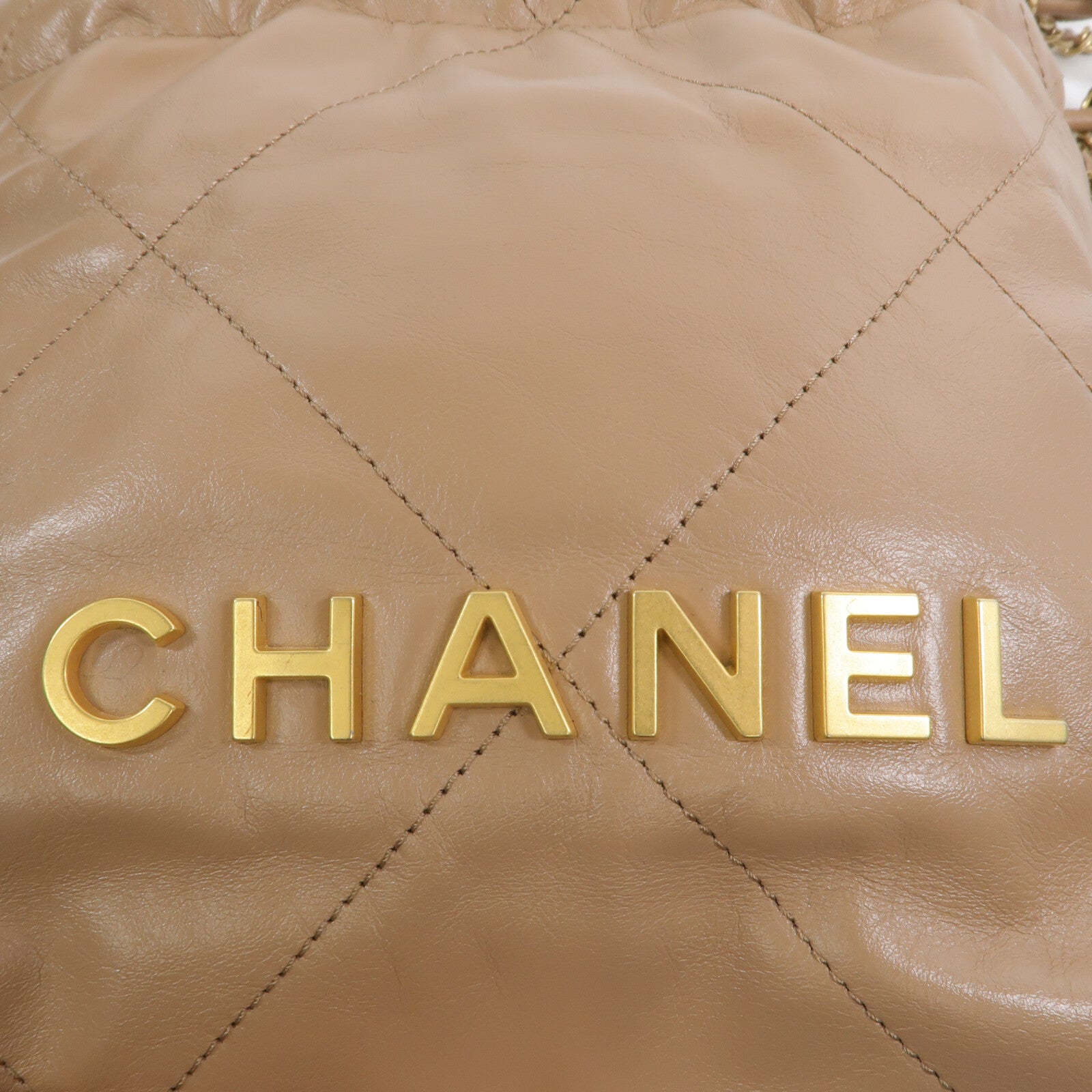 CHANEL 牛皮皮革Chanel 22 Mini鏈帶肩背袋