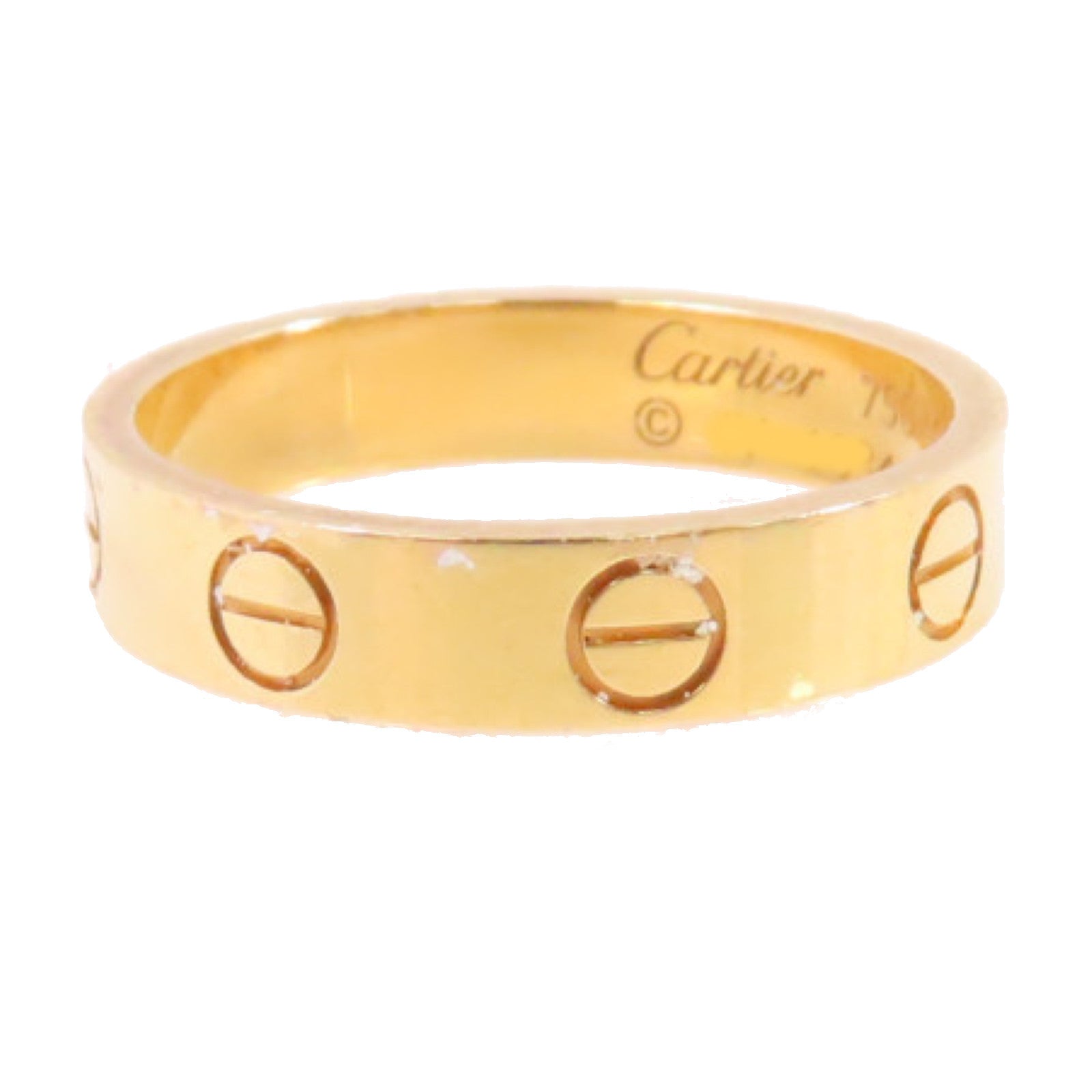 CARTIER 18K玫瑰金Love Wedding Ring戒指US#4.75/#49