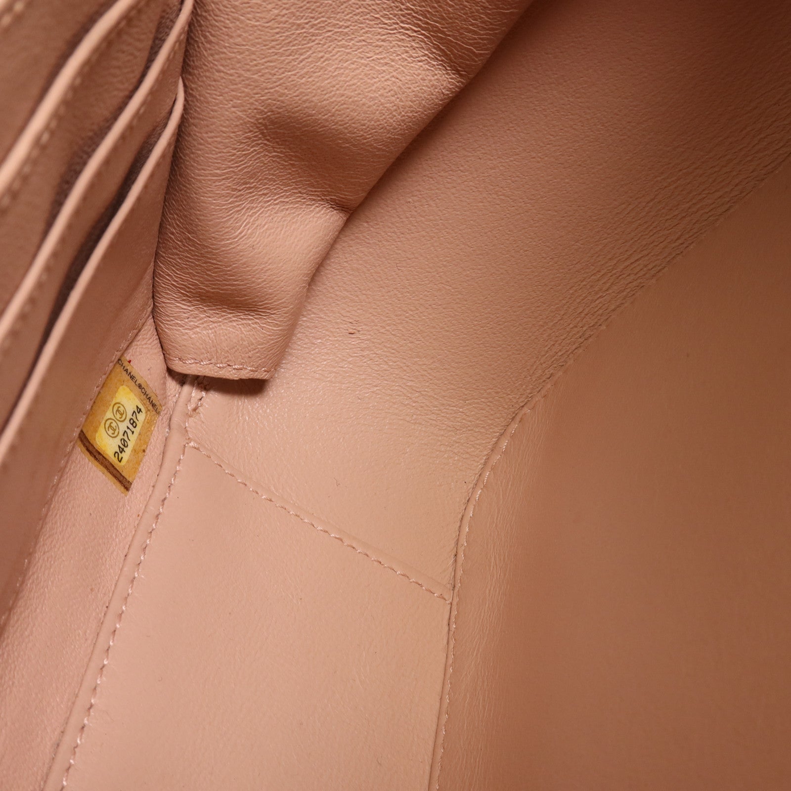 CHANEL 牛皮皮革CC Filigree Vanity金扣手挽肩背兩用袋