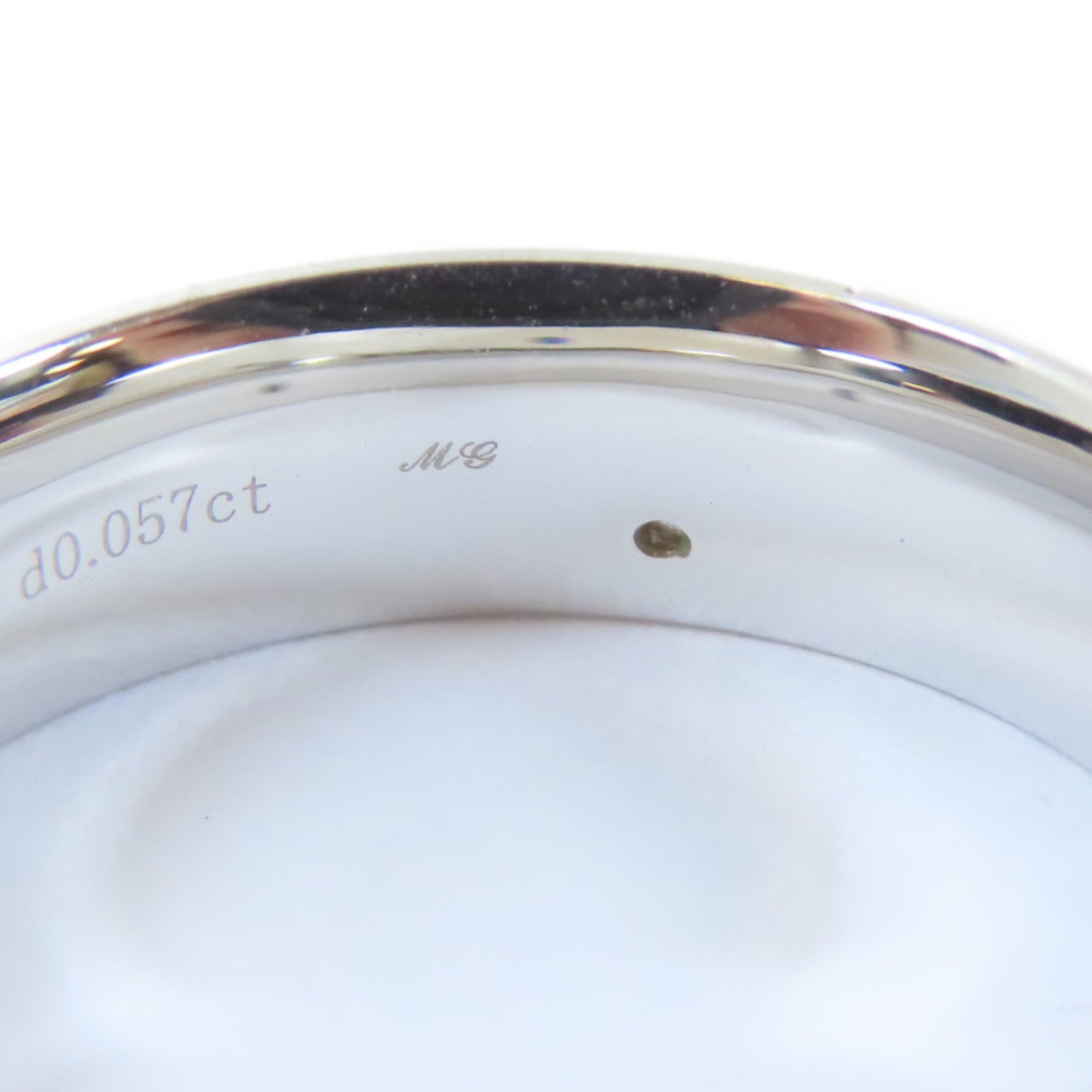 JEWELRY 18K白金Diamond Ring 0.57ct鑽石戒指US#7