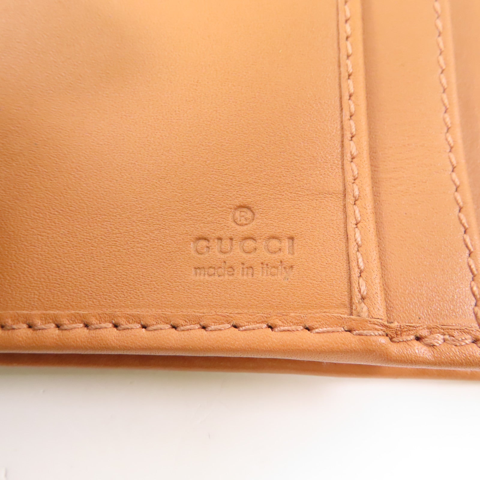 GUCCI 帆布Long Bifold Wallet金扣長錢包