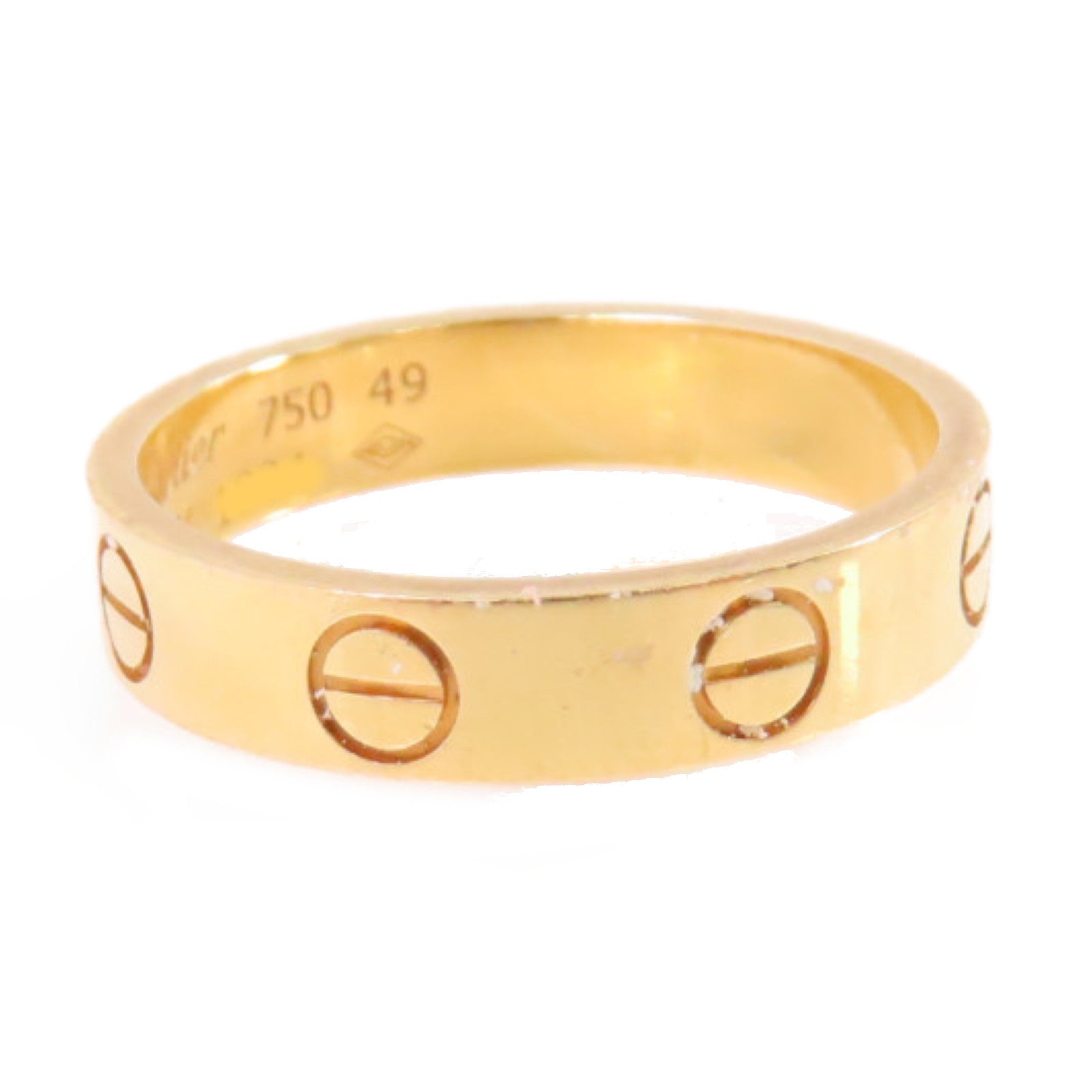 CARTIER 18K玫瑰金Love Wedding Ring戒指US#4.75/#49
