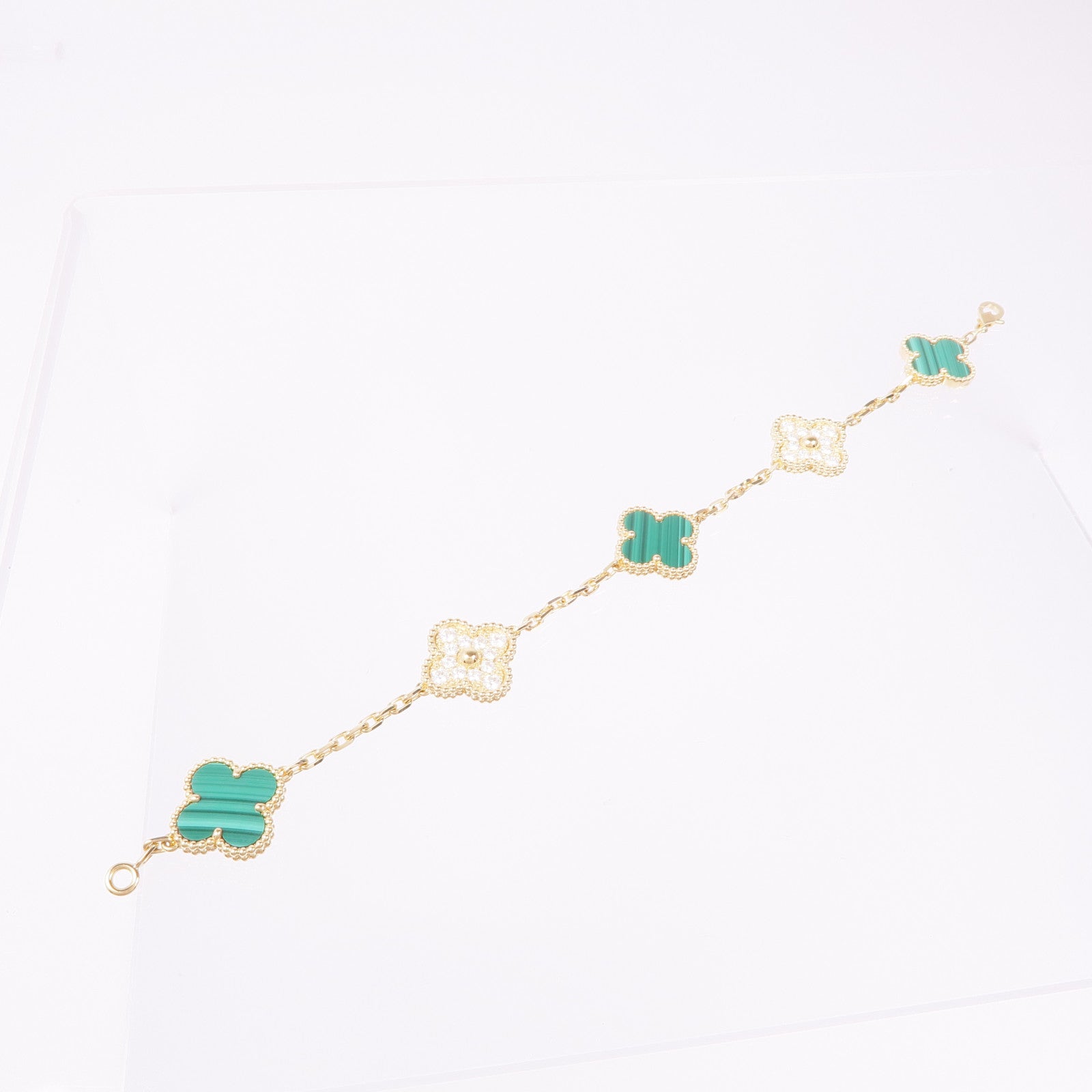 Van Cleef & Arpels 18K黃金Vintage Alhambra Bracelet手鏈