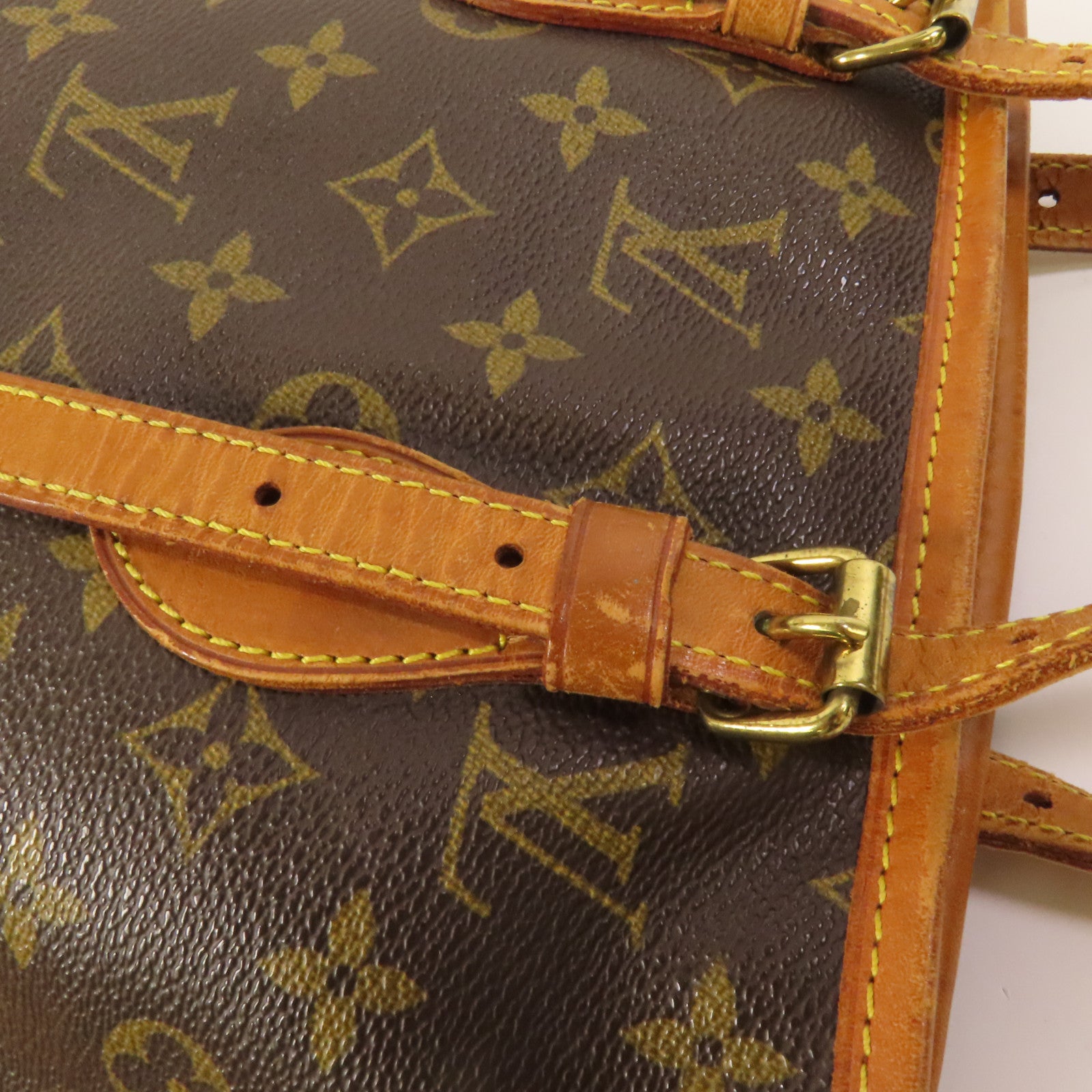 LOUIS VUITTON Monogram Bucket PM金扣手挽袋
