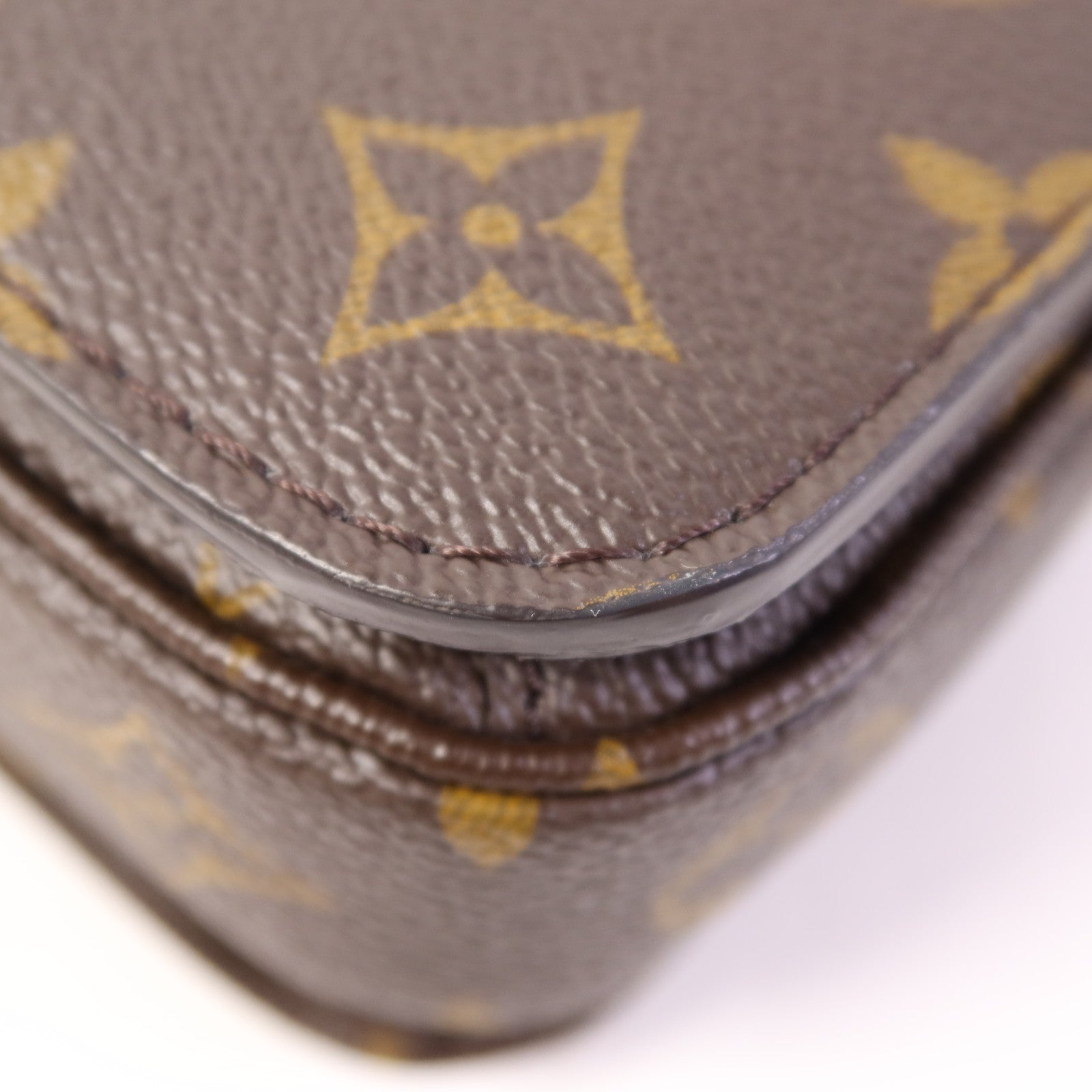 LOUIS VUITTON Monogram Pochette Métis East West金扣手挽肩背兩用袋