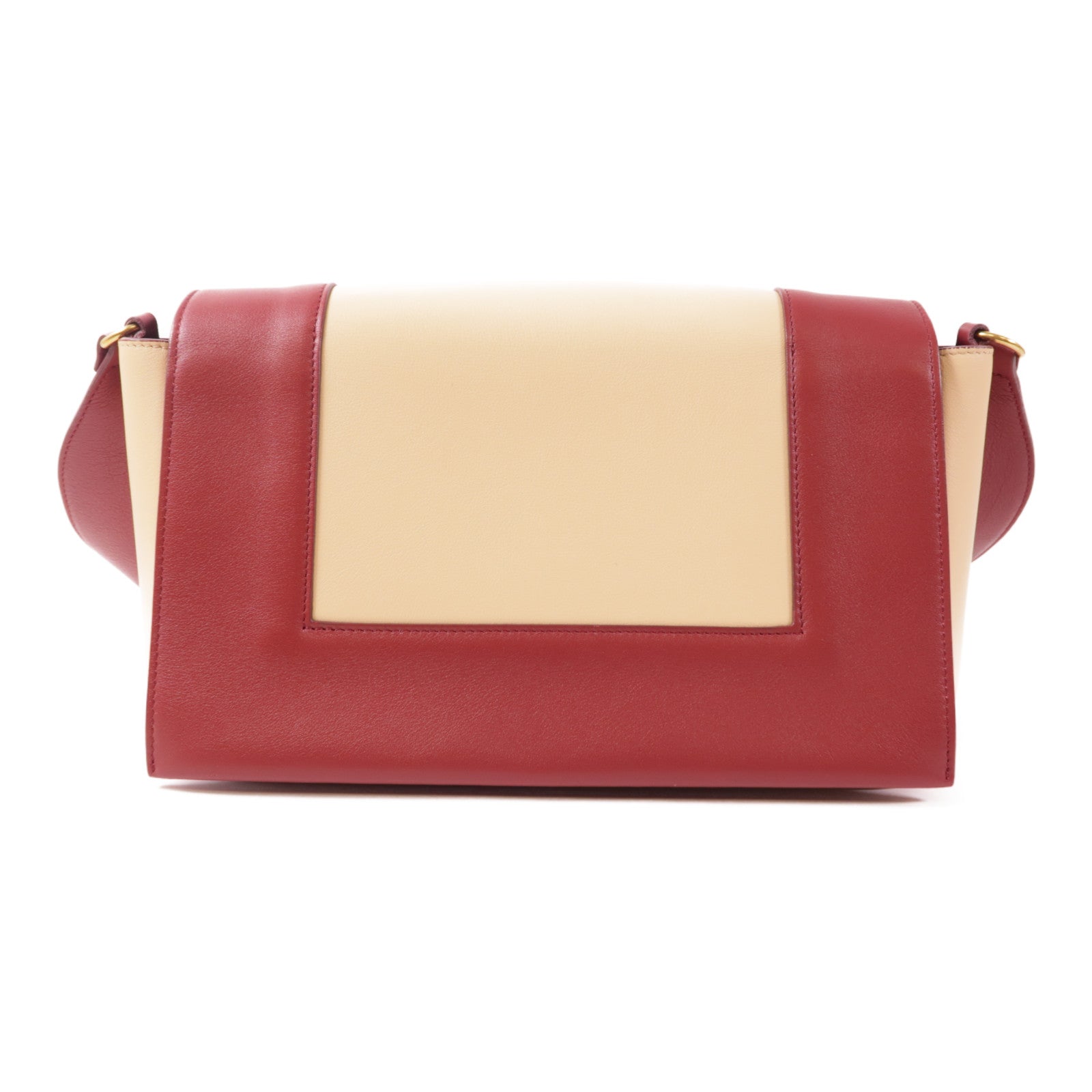 CELINE 牛皮皮革Frame Bag金扣肩背袋