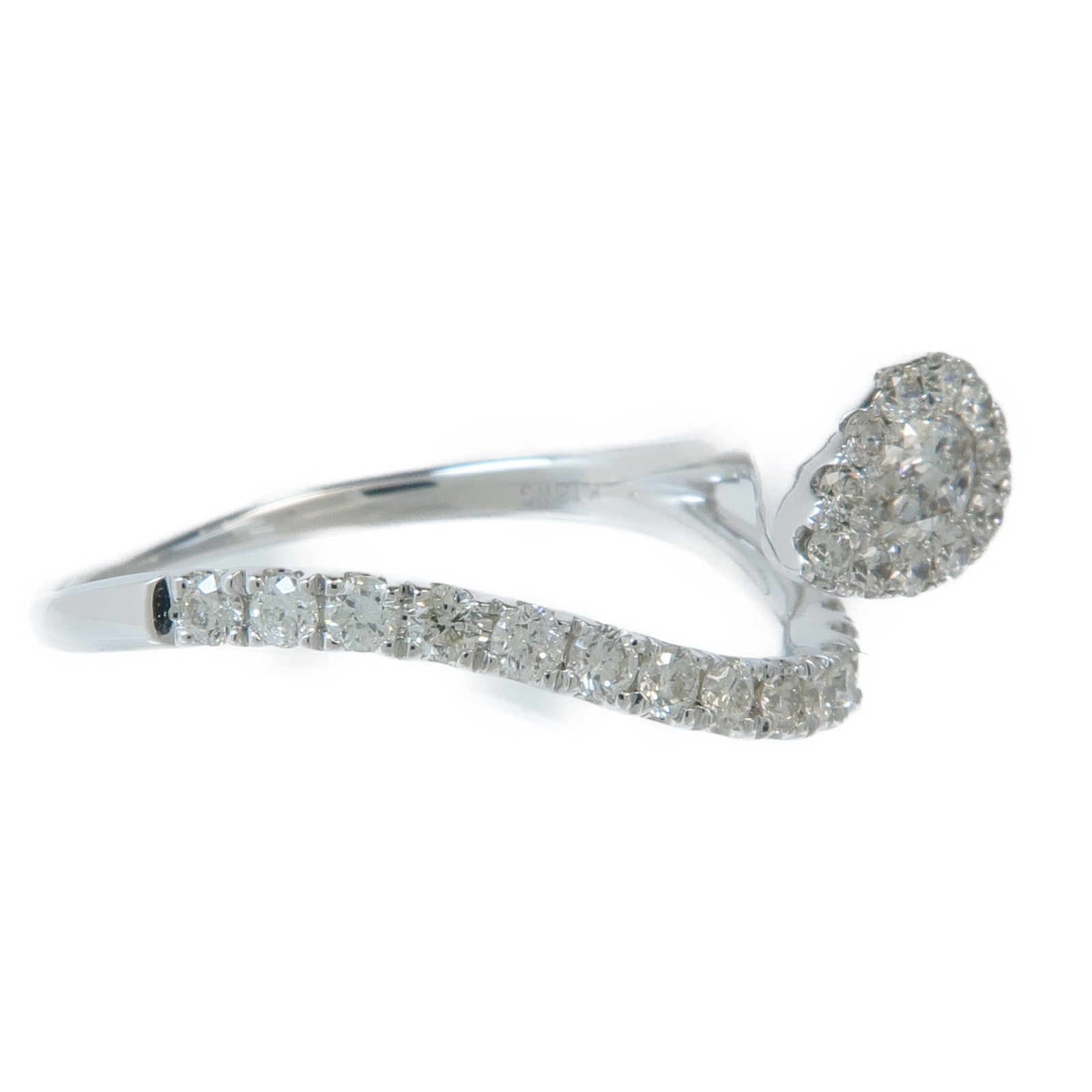 JEWELRY 18K白金Diamond Ring鑽石戒指US#6.75