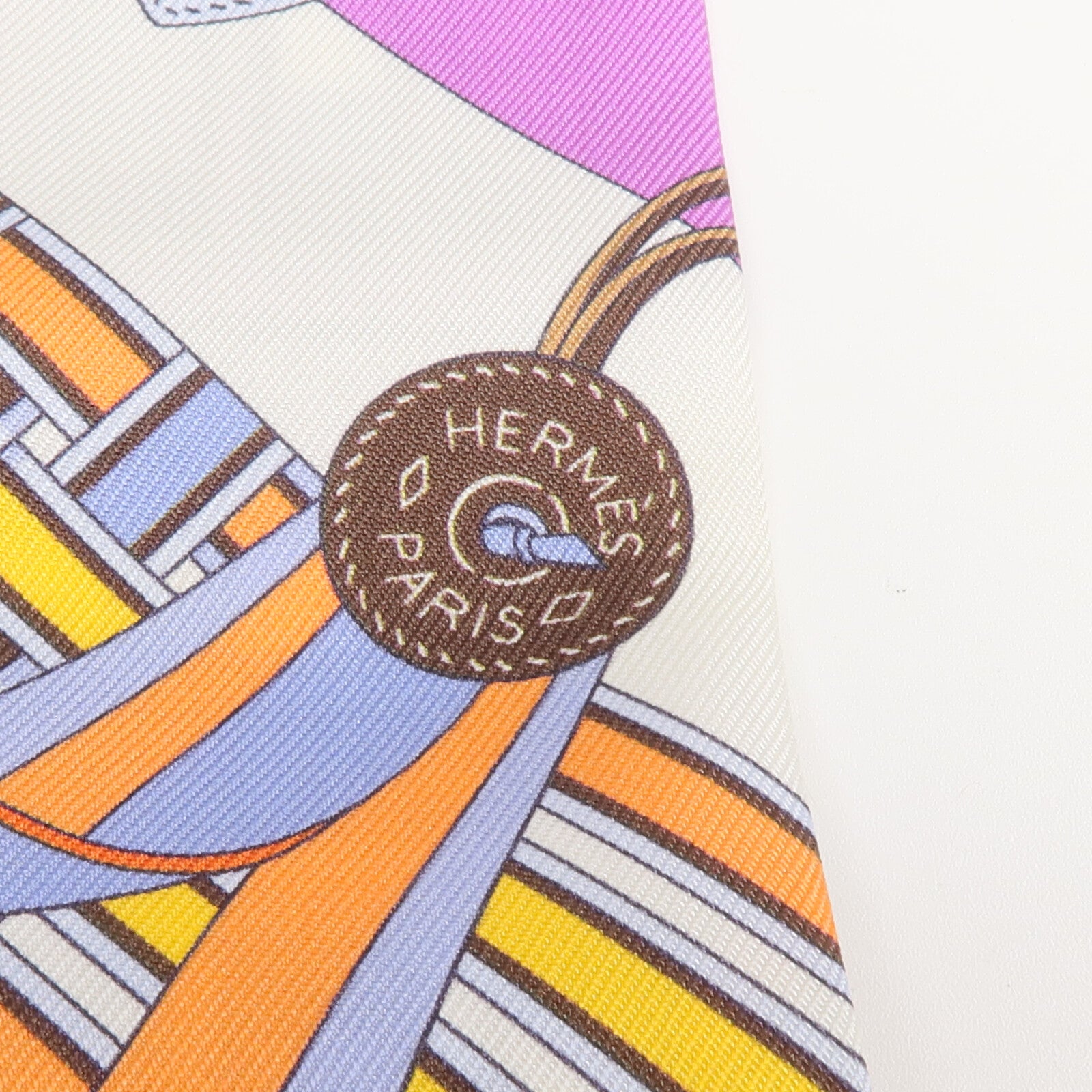 HERMES 絲質Twilly絲巾