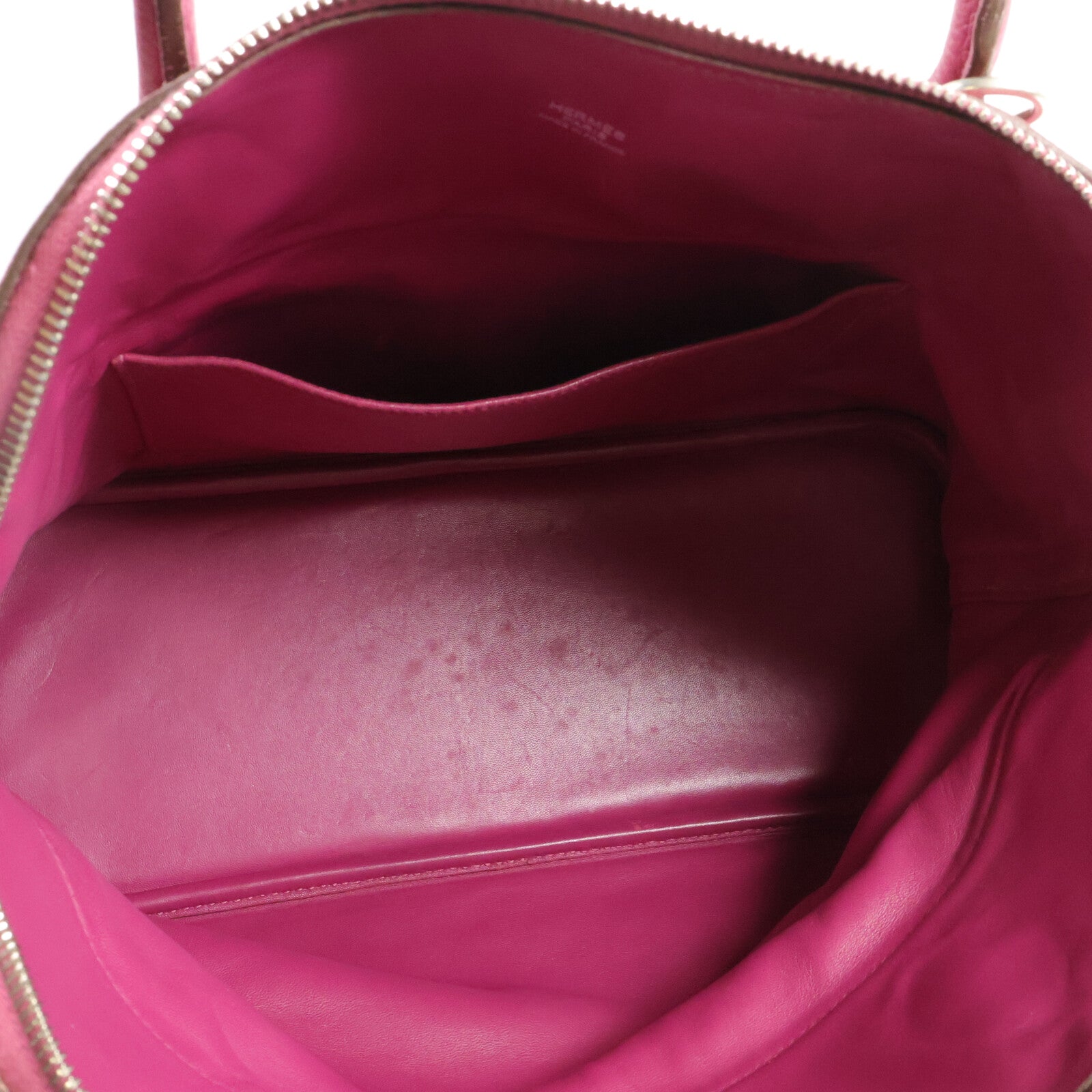 HERMES Togo皮革Bolide 35手挽肩背兩用袋Rose Pourpre