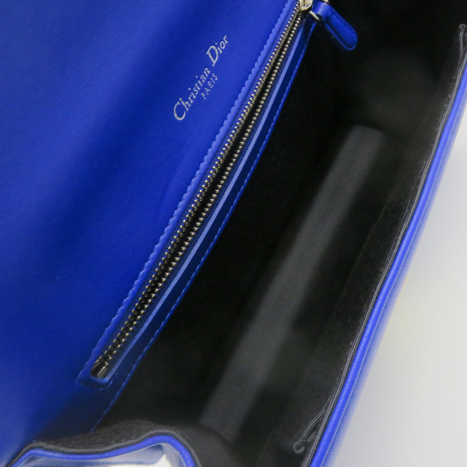 Dior 羊皮皮革Diorama Chain Shoulder Bag链带肩背袋蓝色