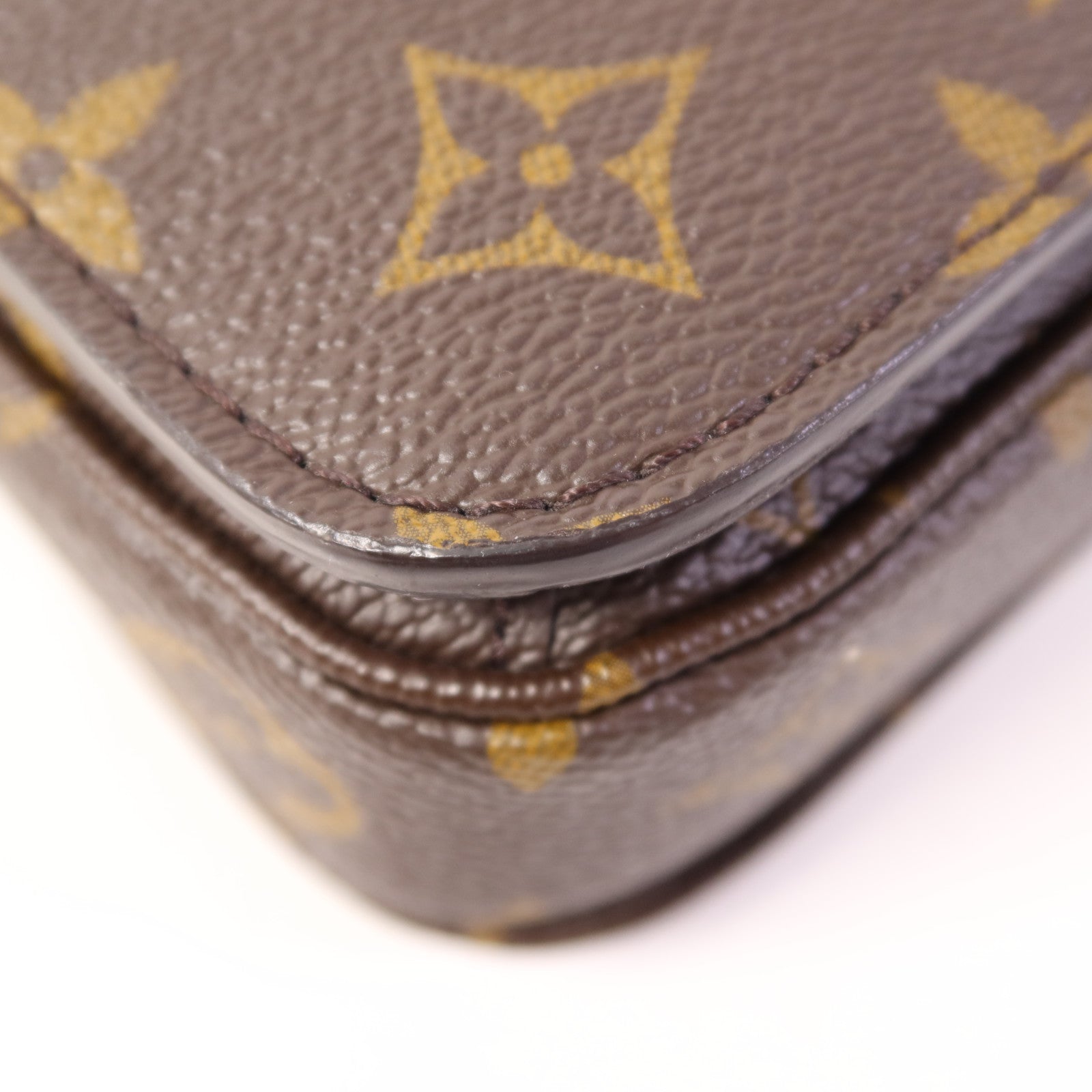 LOUIS VUITTON Monogram Pochette Métis East West金扣手挽肩背兩用袋