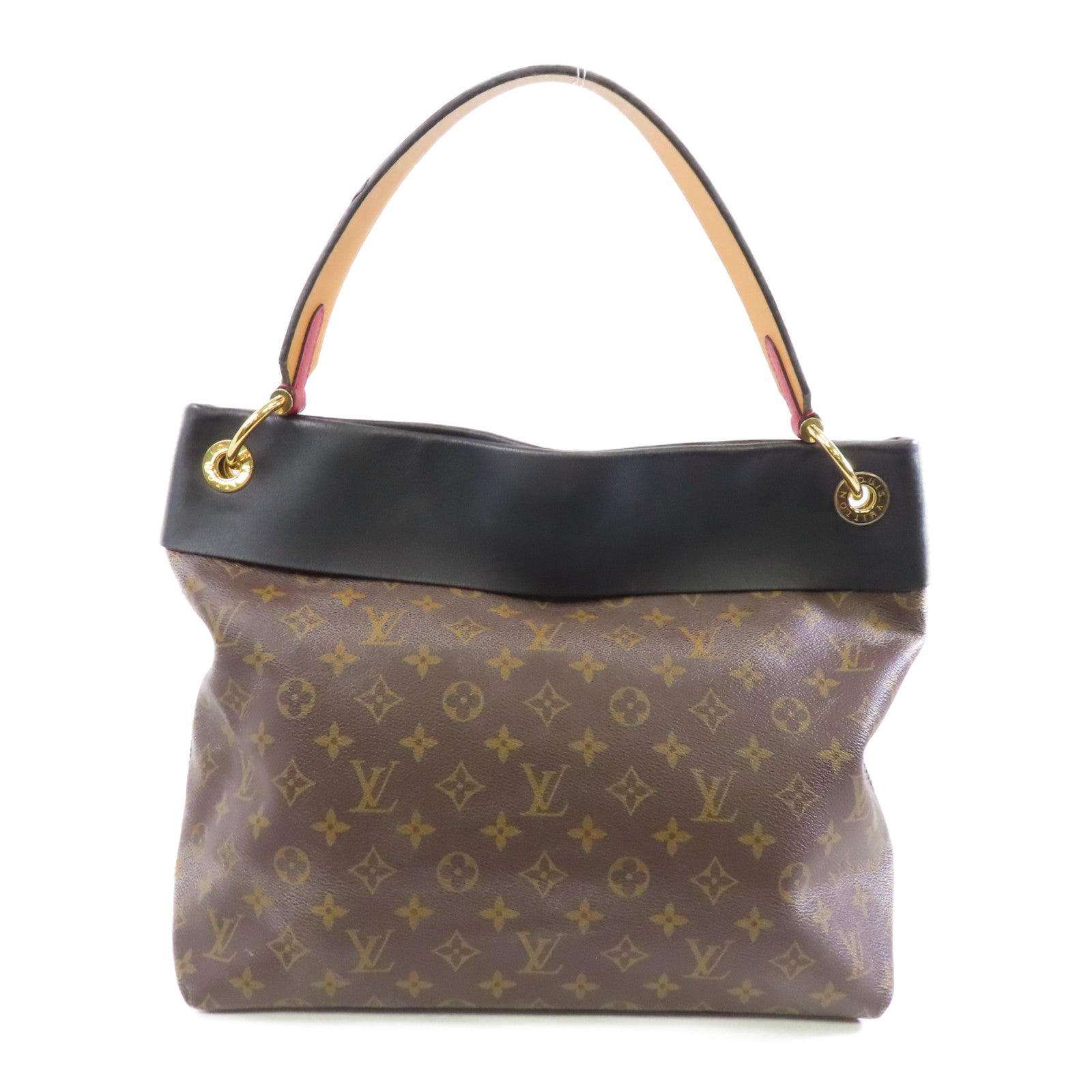 LOUIS VUITTON 【激減優惠】Monogram Tuileries Hobo金扣肩背袋啡色