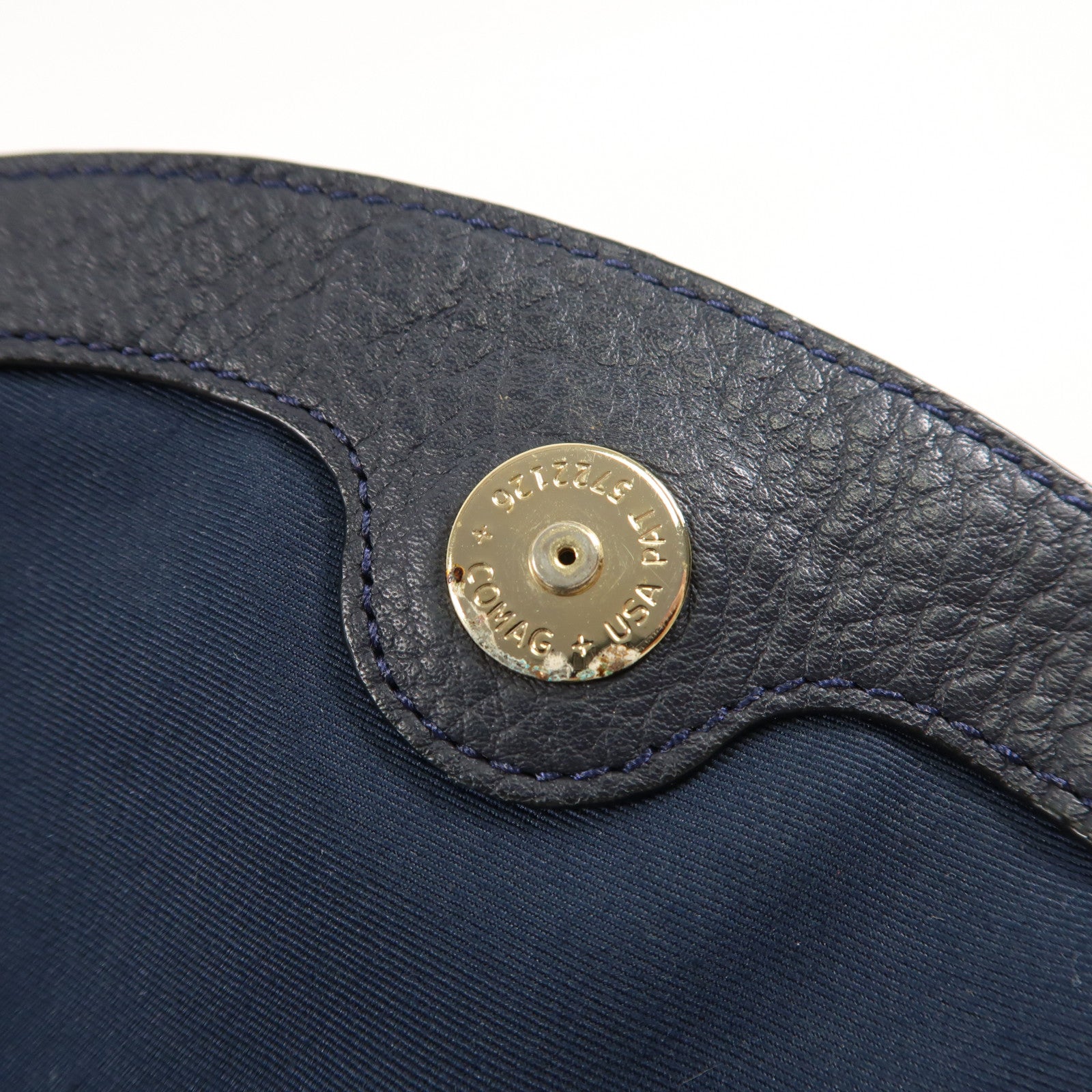 COACH 牛皮皮革Backpack金扣背包