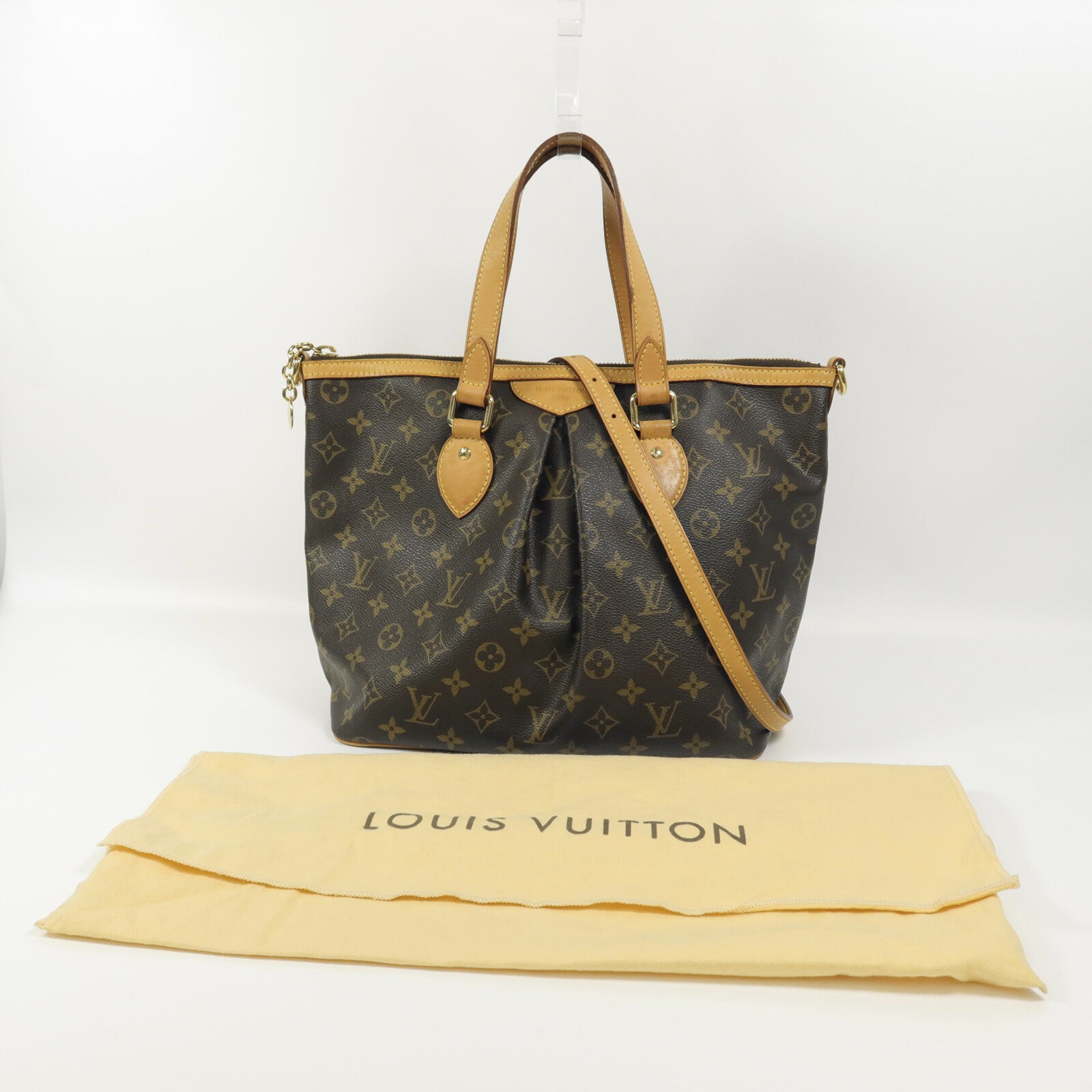 LOUIS VUITTON Monogram Palermo PM手挽肩背兩用袋