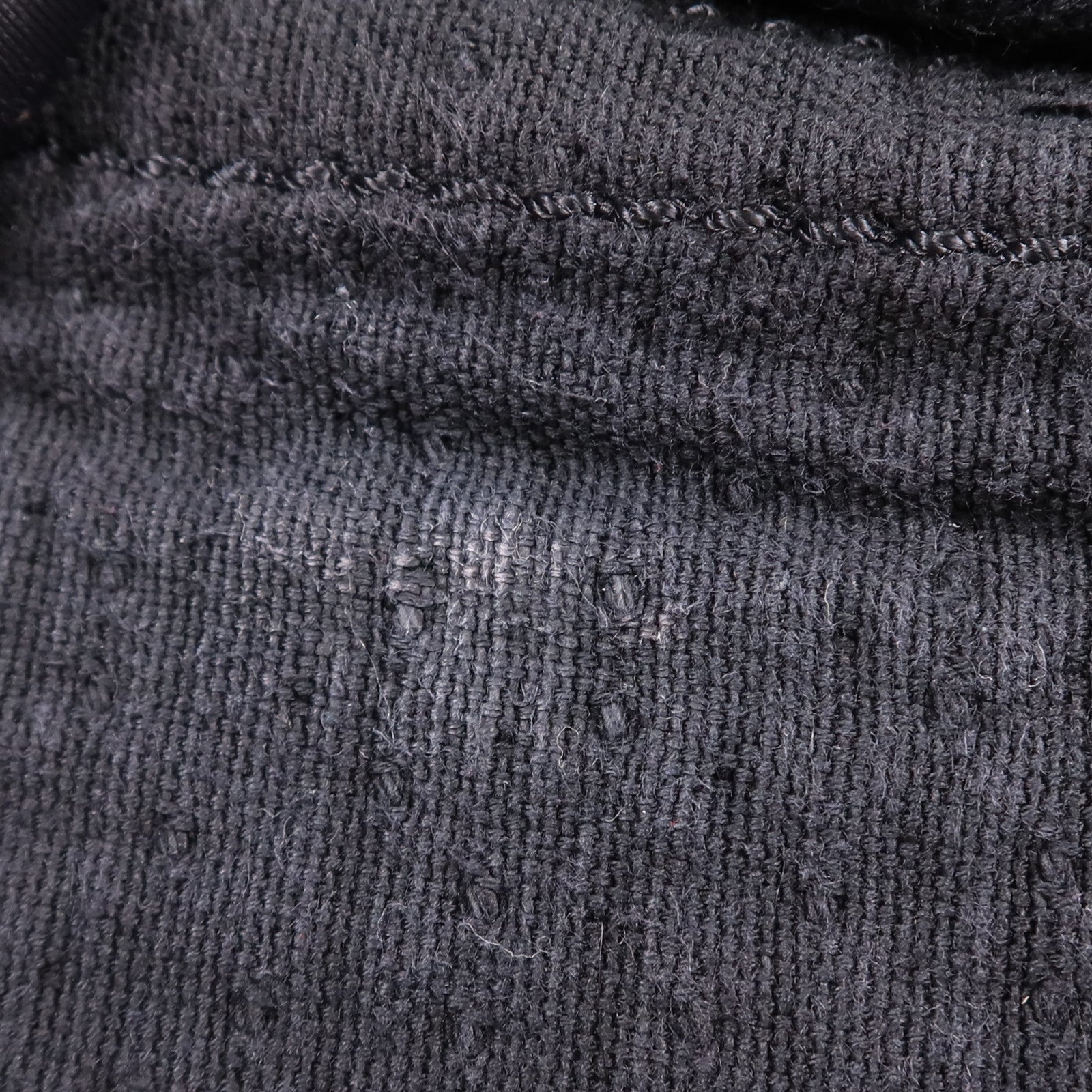 CHANEL 帆布/皮革Deauville Tote Bag銀扣鏈帶肩背袋