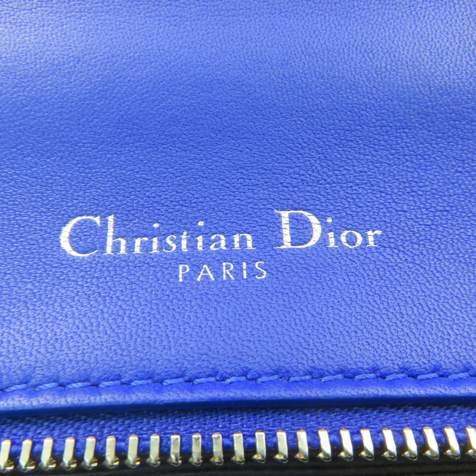 Dior 羊皮皮革Diorama Chain Shoulder Bag链带肩背袋蓝色