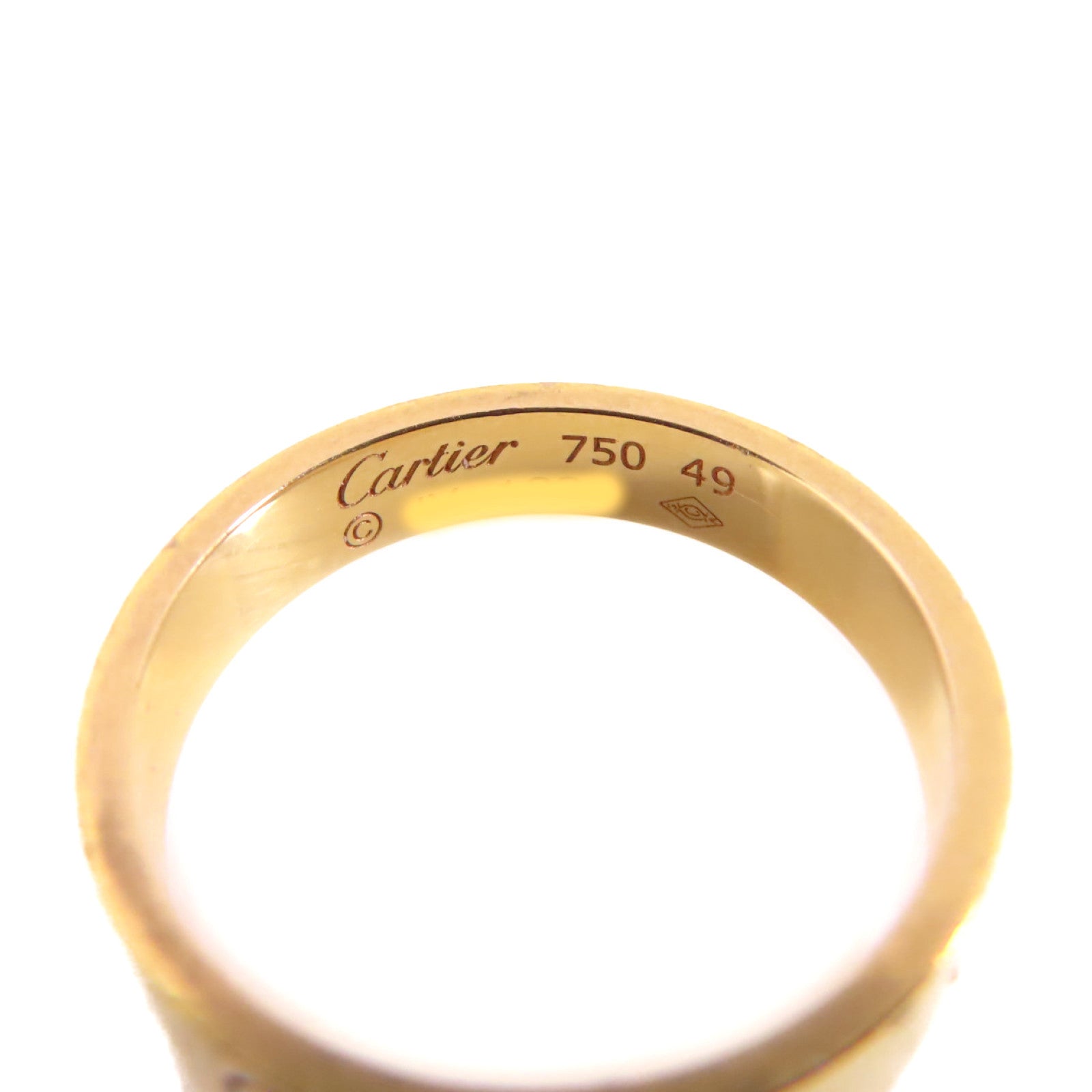 CARTIER 18K玫瑰金Love Wedding Ring戒指US#4.75/#49