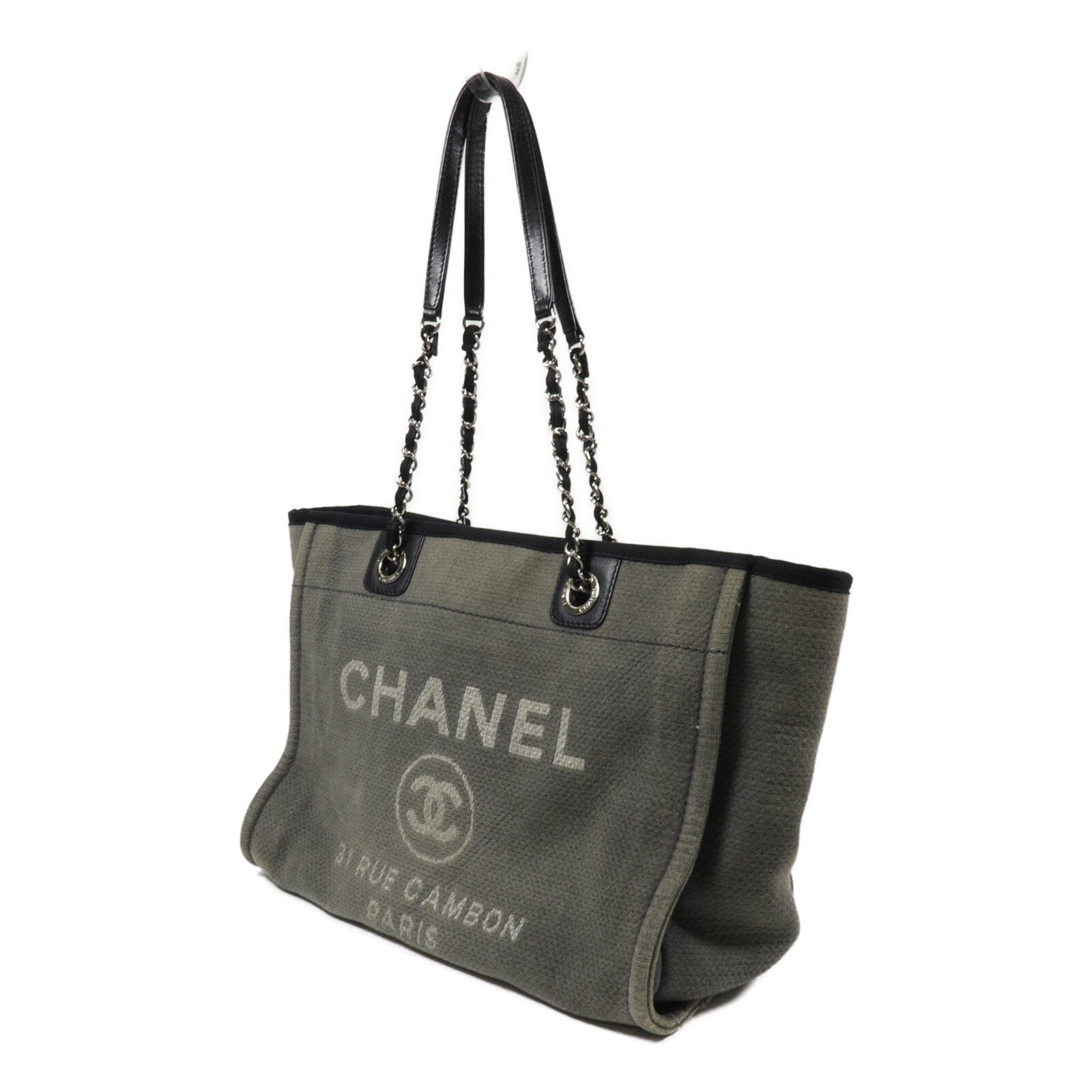 CHANEL 帆布Deauville Medium手挽袋