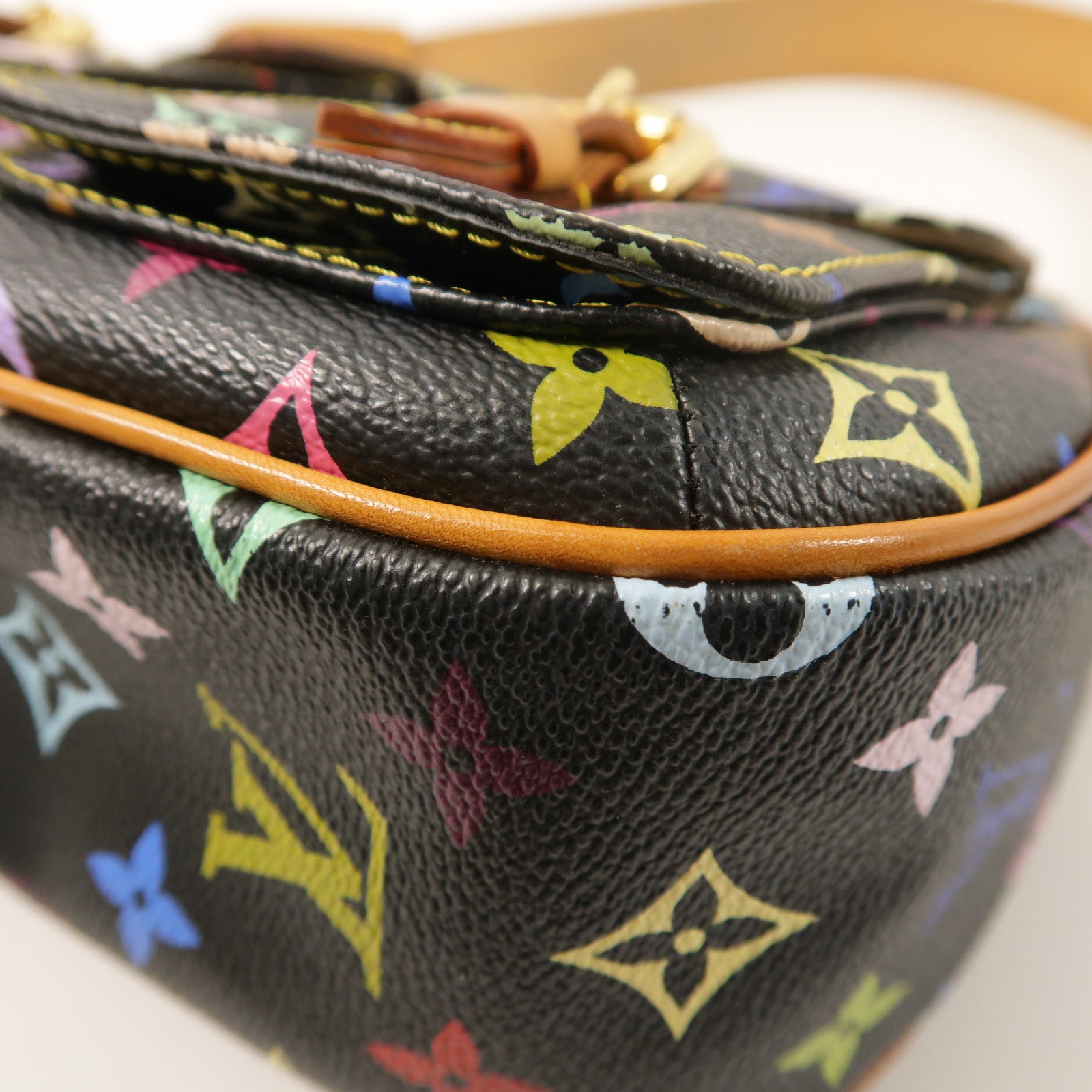 LOUIS VUITTON Monogram Multicolore Lodge PM金扣肩背袋