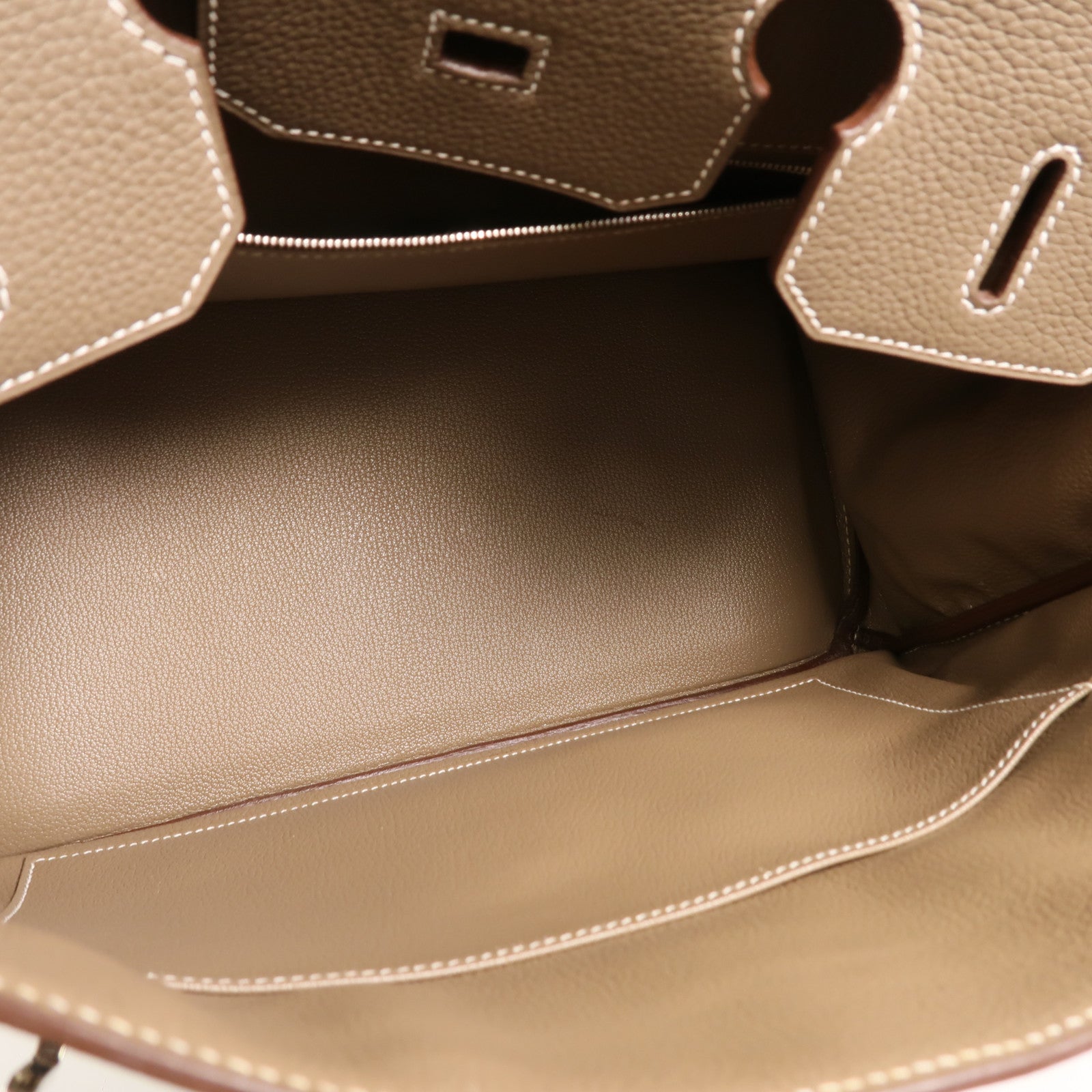 HERMES Togo皮革Birkin 35手挽袋Etoupe