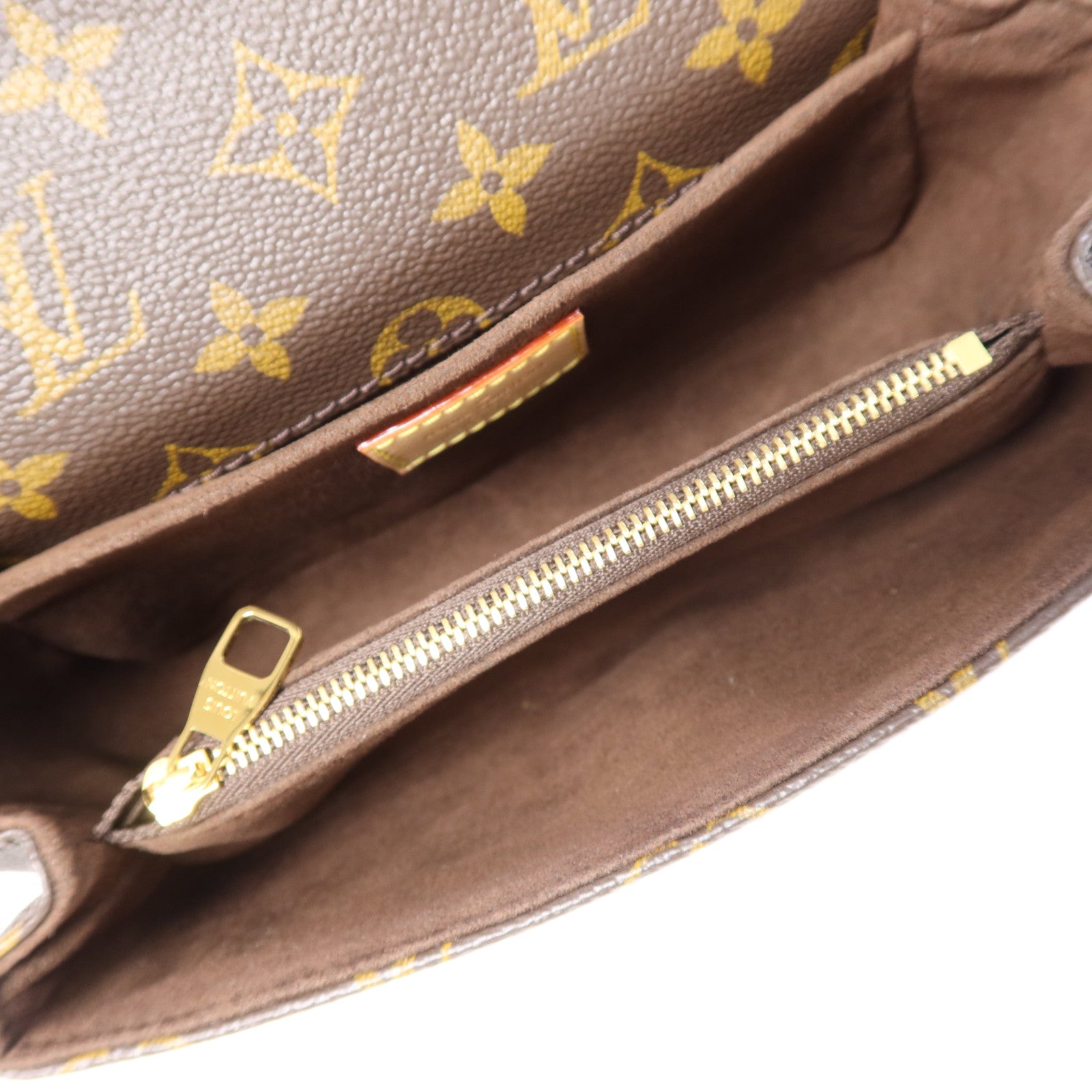 LOUIS VUITTON Monogram Pochette Métis East West金扣手挽肩背兩用袋