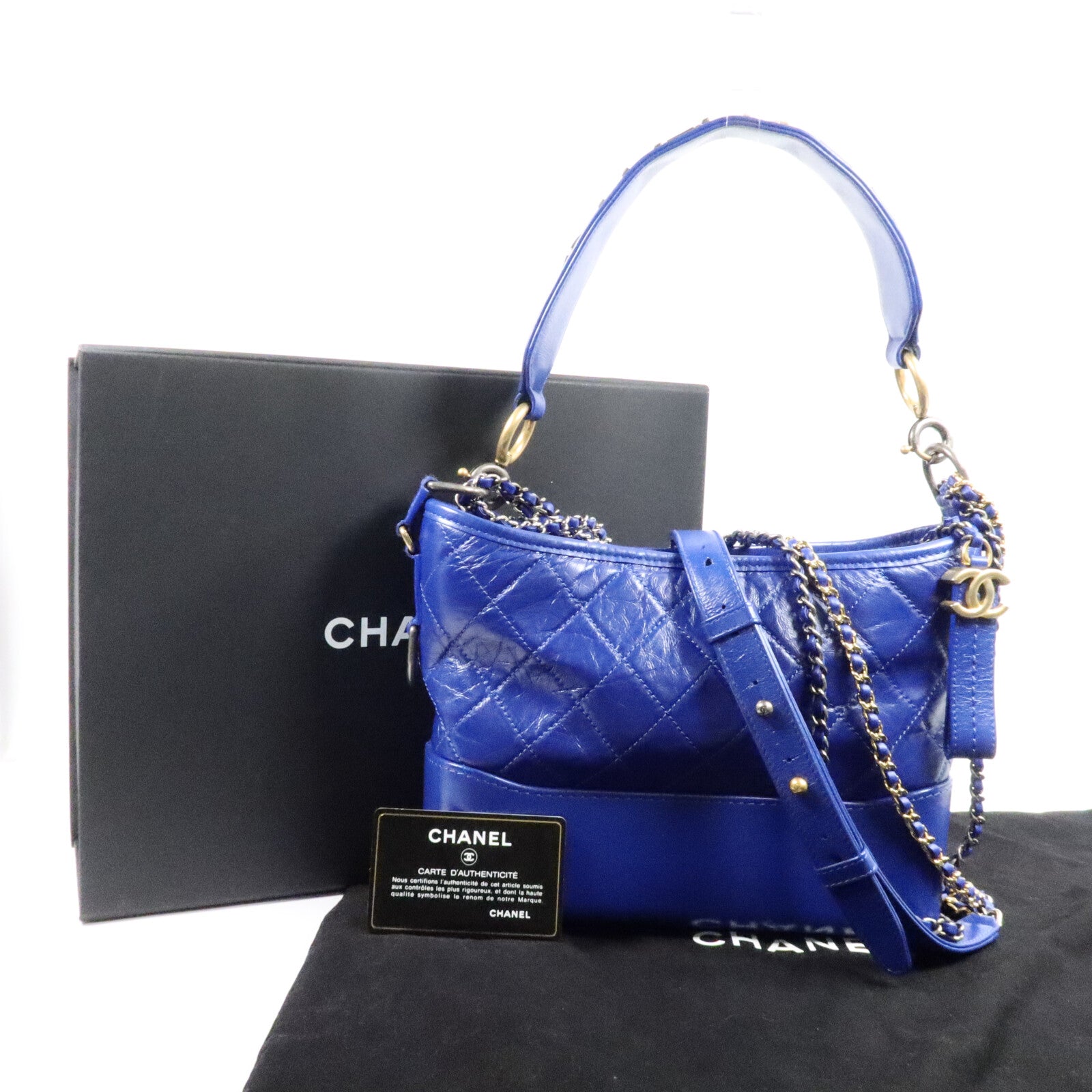 CHANEL 牛皮皮革Gabrielle Small肩背袋