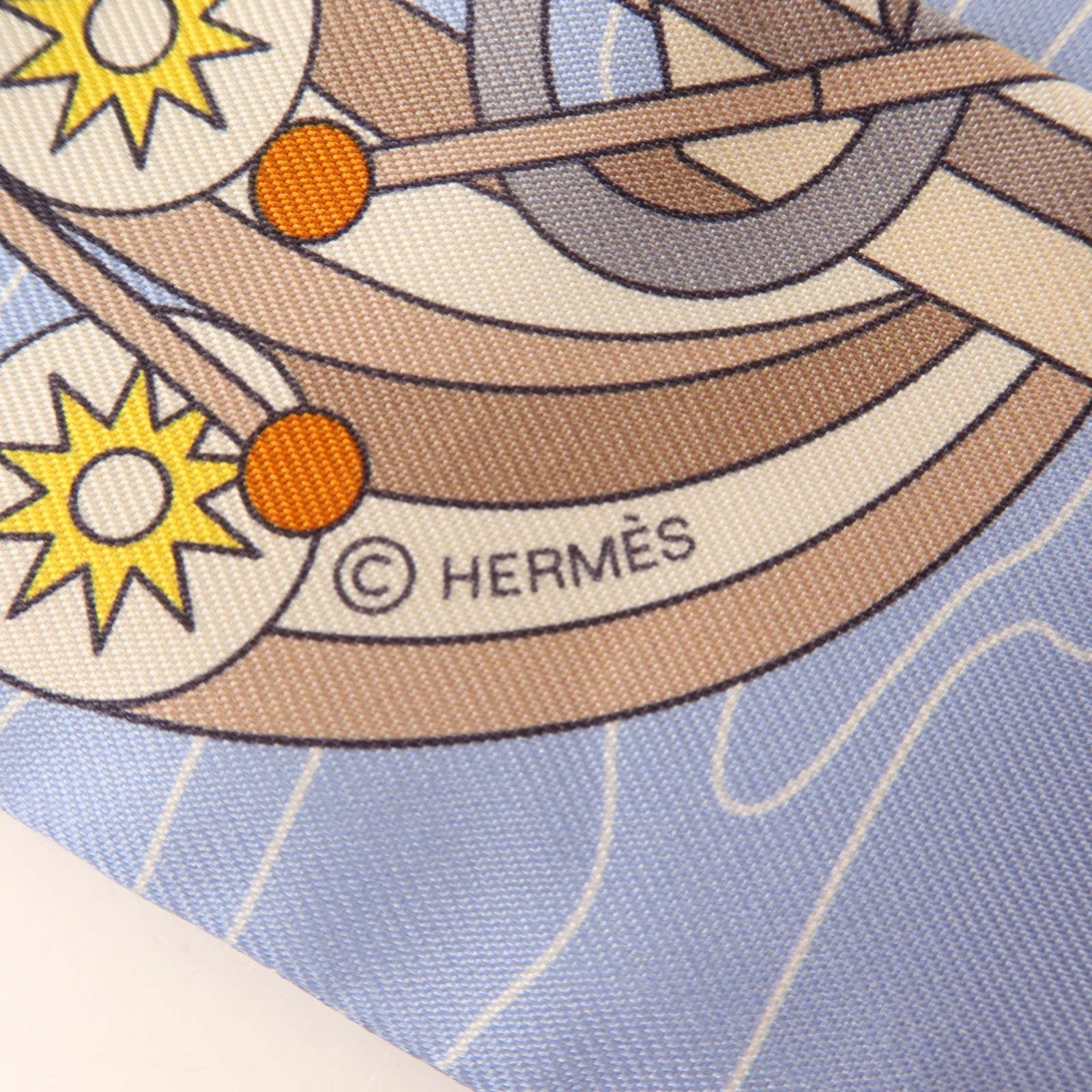 HERMES 絲質Twilly絲巾