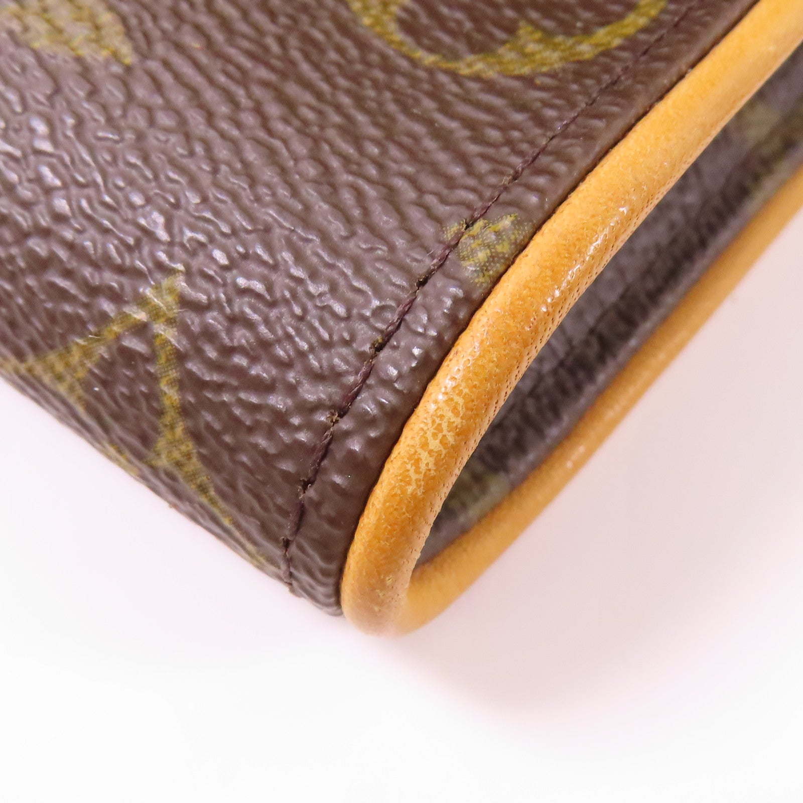 LOUIS VUITTON LV GHW Pochette Twin PM Shoulder Bag M51854 Monogram Brown