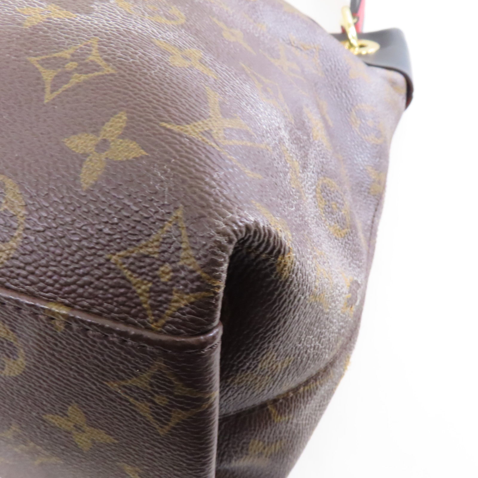 LOUIS VUITTON 【激減優惠】Monogram Tuileries Hobo金扣肩背袋啡色