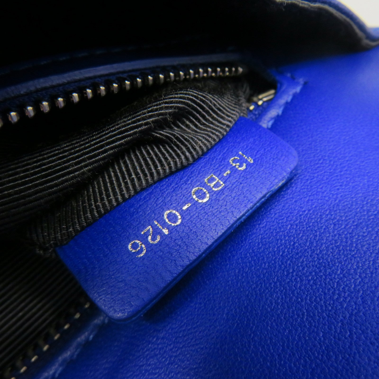 Dior 羊皮皮革Diorama Chain Shoulder Bag链带肩背袋蓝色