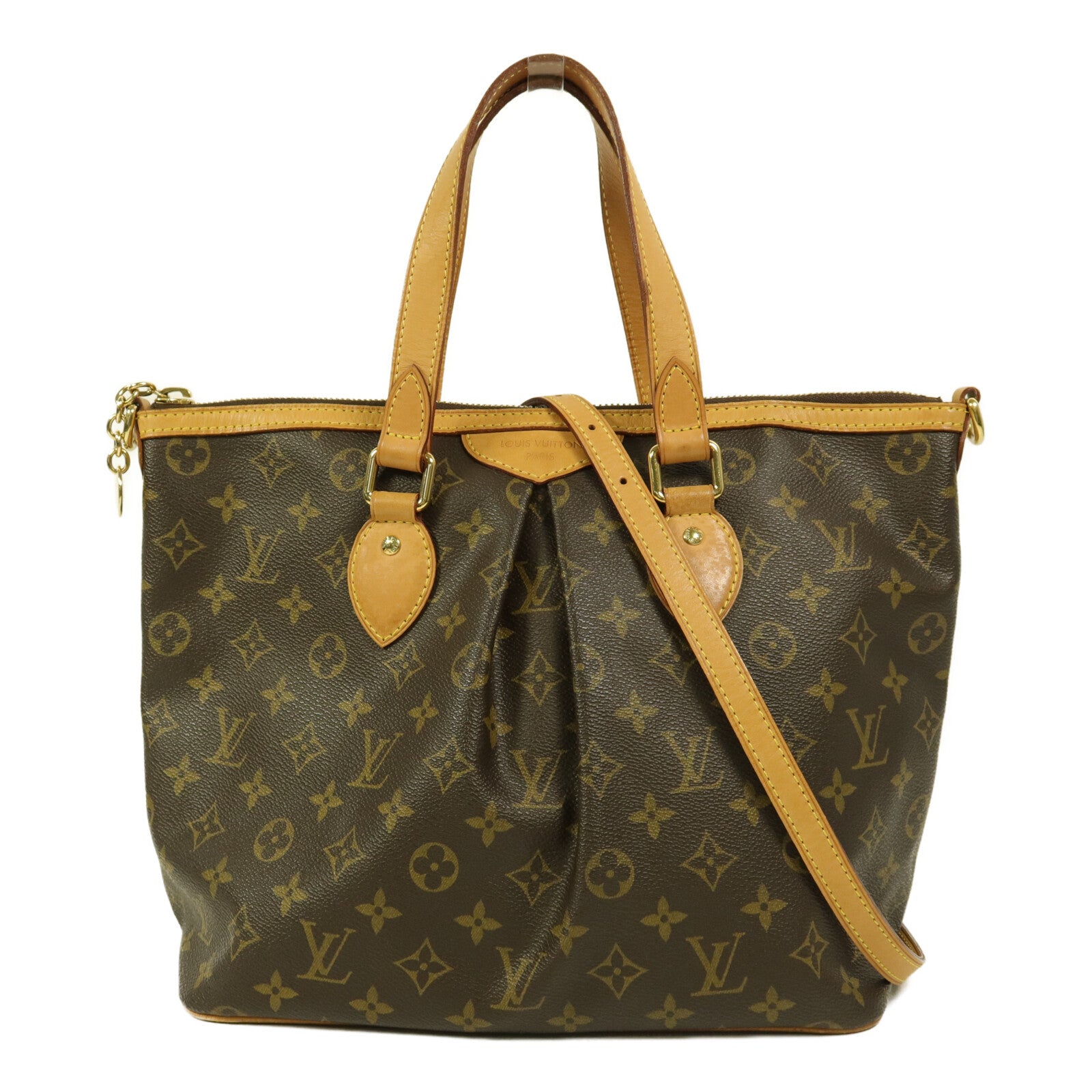 LOUIS VUITTON Monogram Palermo PM手挽肩背兩用袋