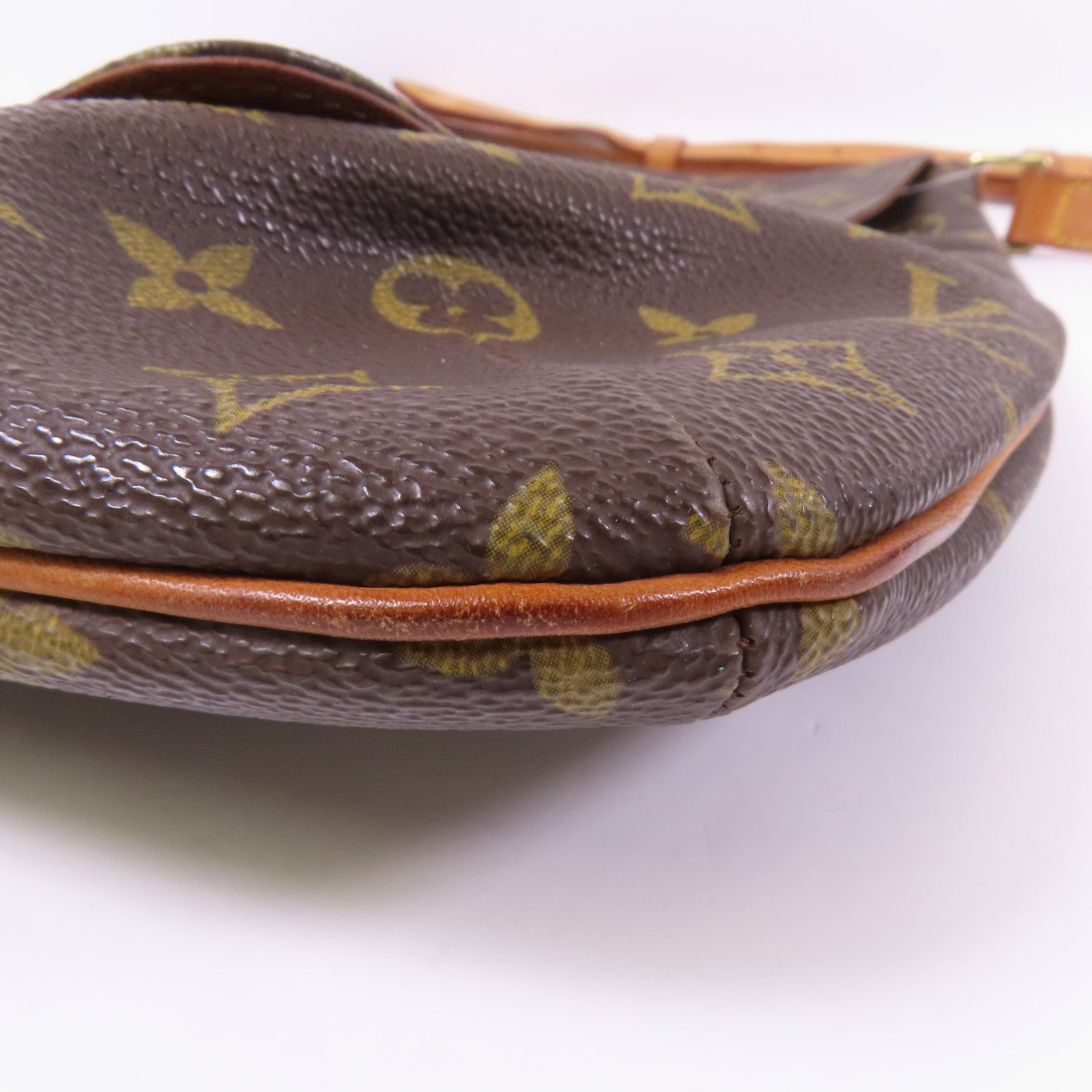 LOUIS VUITTON Monogram Musette Salsa金扣肩背袋棕色