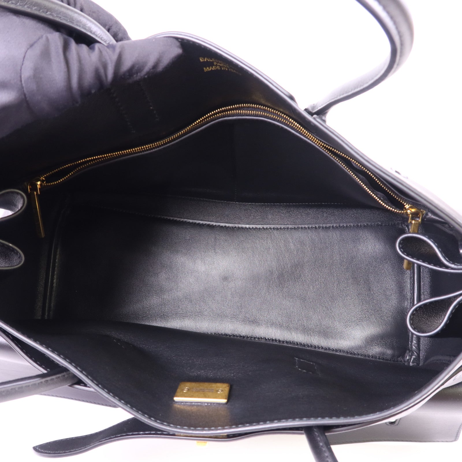 BALENCIAGA 牛皮皮革Bel Air金扣肩背袋