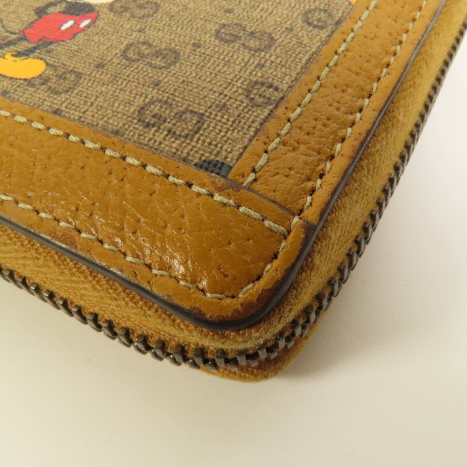 GUCCI 塗層帆布GG Supreme長錢包