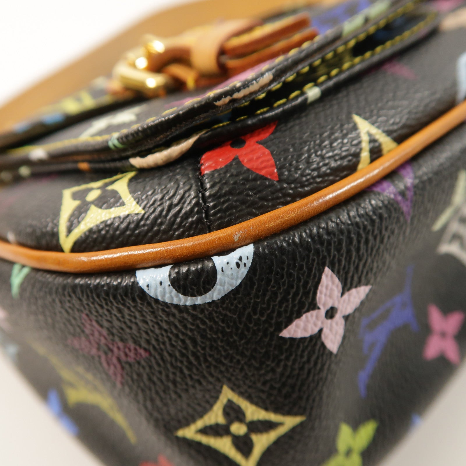 LOUIS VUITTON Monogram Multicolore Lodge PM金扣肩背袋