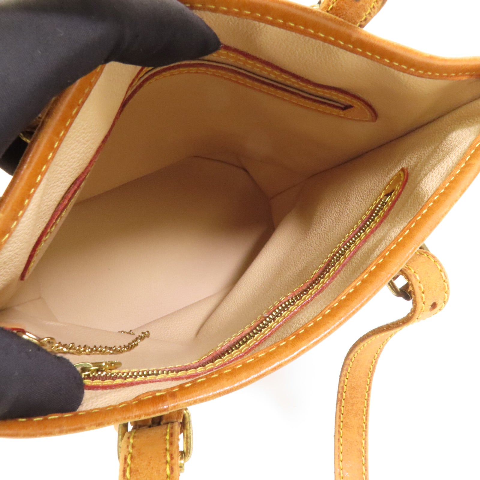 LOUIS VUITTON Monogram Bucket PM金扣手挽袋