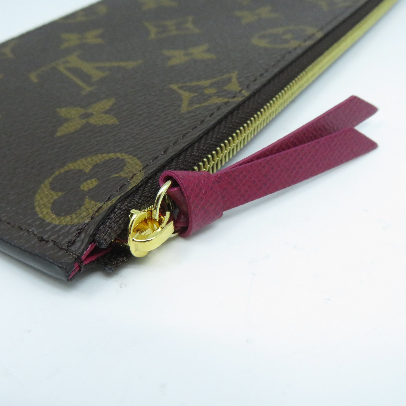 LOUIS VUITTON Monogram Felicie Pochette金扣鏈帶肩背袋啡色