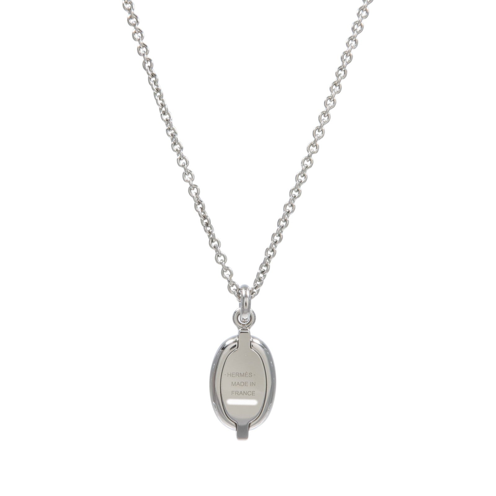 HERMES 金屬Mini Maillon Pendant項鍊