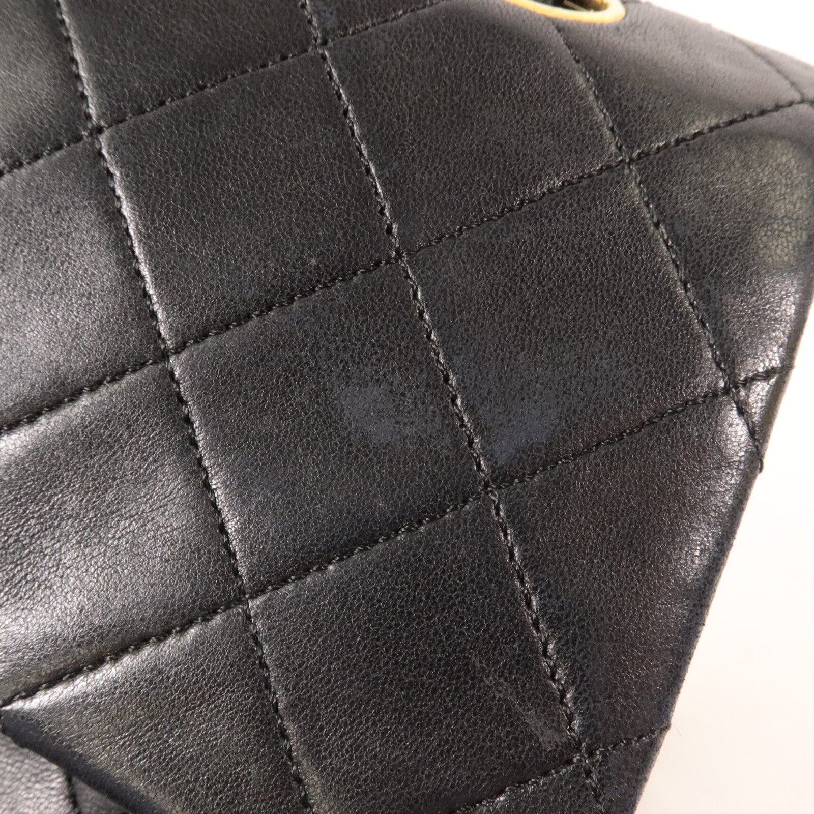 CHANEL 羊皮皮革Vintage Chain Shoulder鏈帶肩背袋