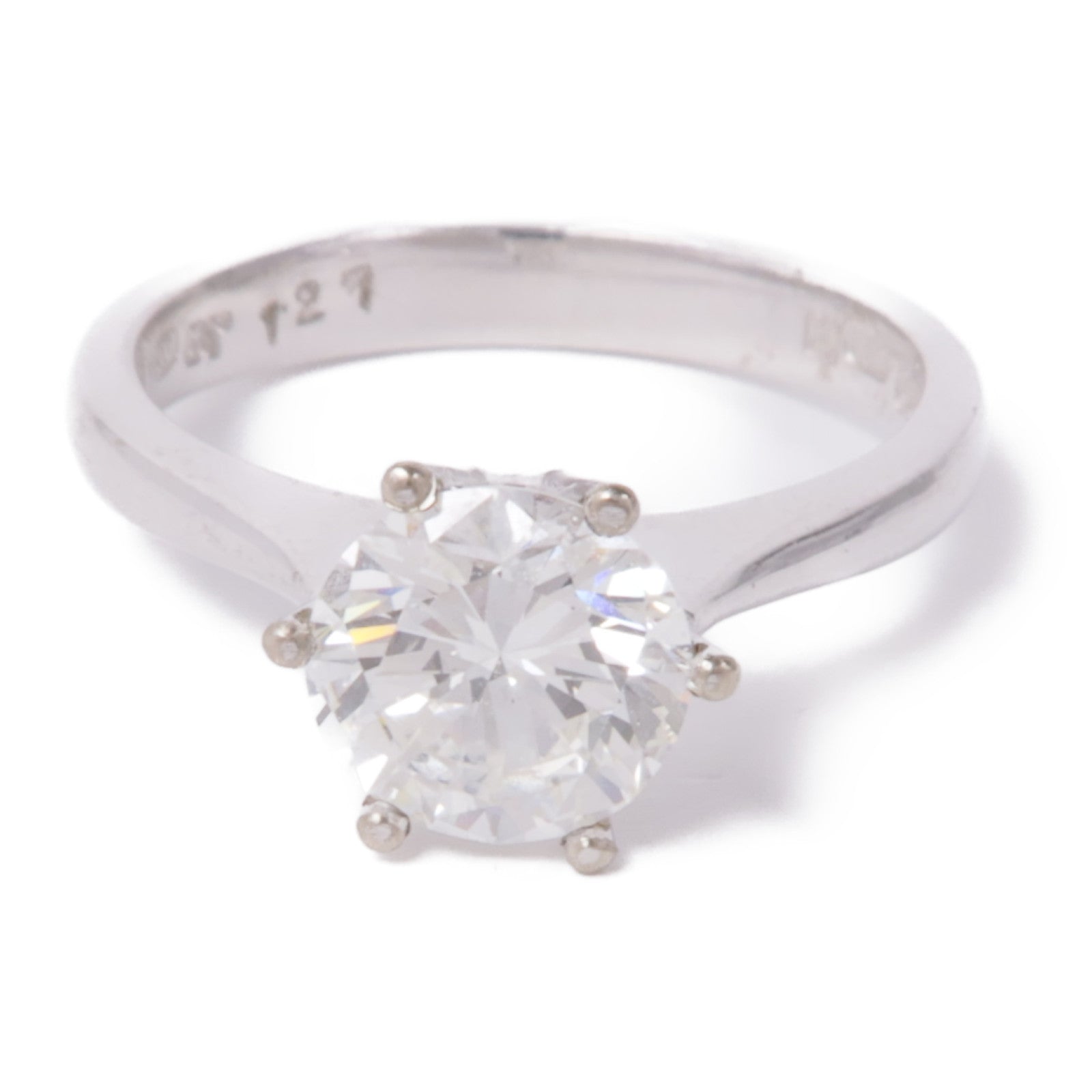 JEWELRY 18K白金Diamond Ring鑽石戒指US#6