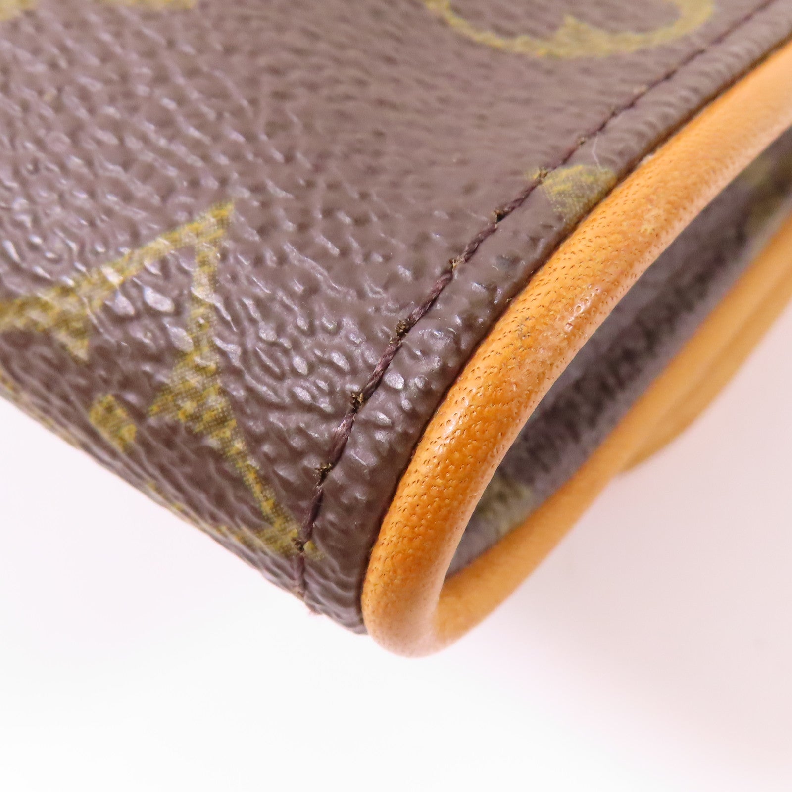 LOUIS VUITTON LV GHW Pochette Twin PM Shoulder Bag M51854 Monogram Brown