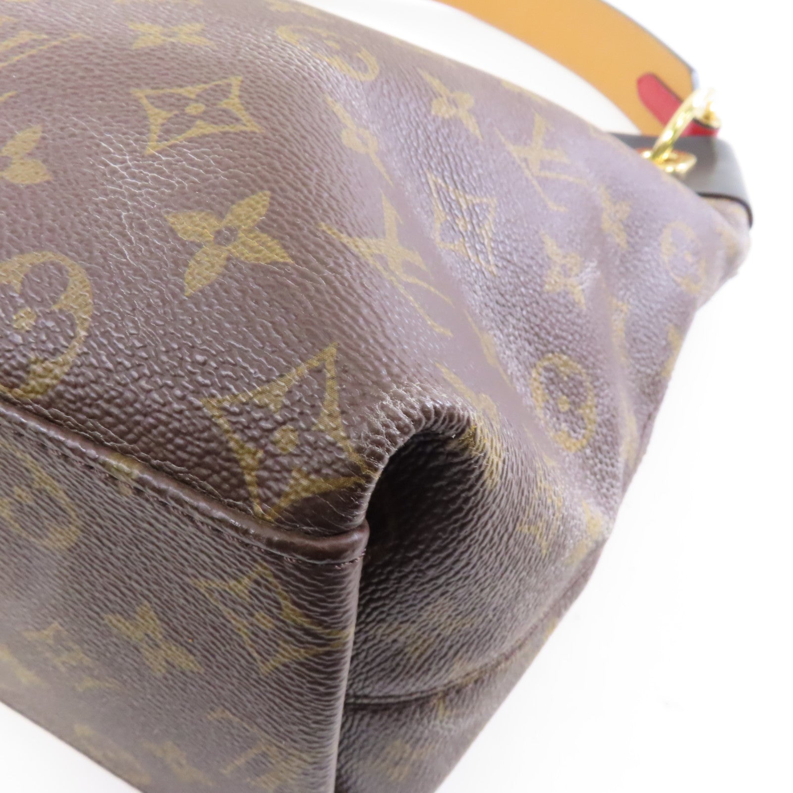 LOUIS VUITTON 【激減優惠】Monogram Tuileries Hobo金扣肩背袋啡色