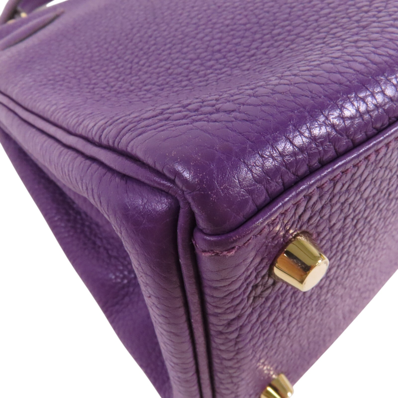 HERMES Togo皮革Kelly 28金扣手挽肩背兩用袋