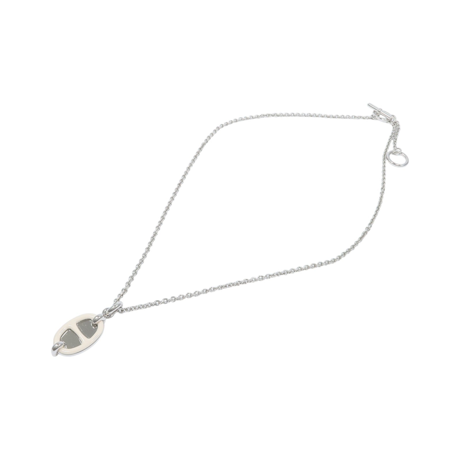 HERMES 金屬Mini Maillon Pendant項鍊